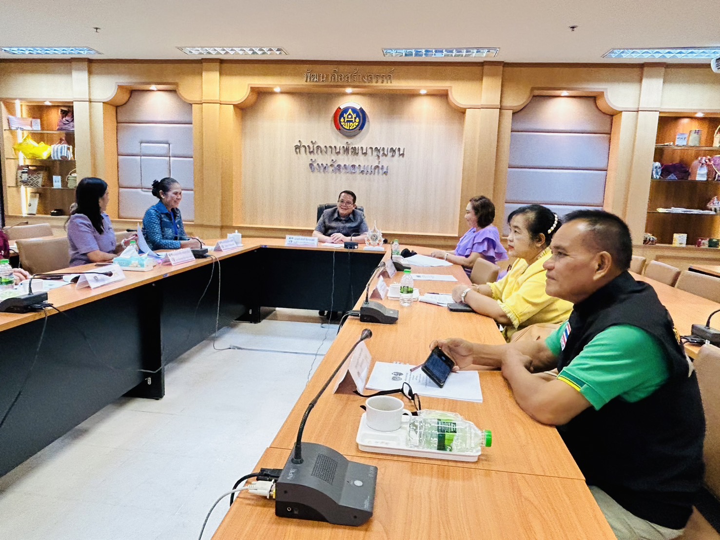 จังหวัดขอนแก่น : ประชุมคณะกรรมการรับรองมาตฐานการพัฒนาชุมชน (มชช.)