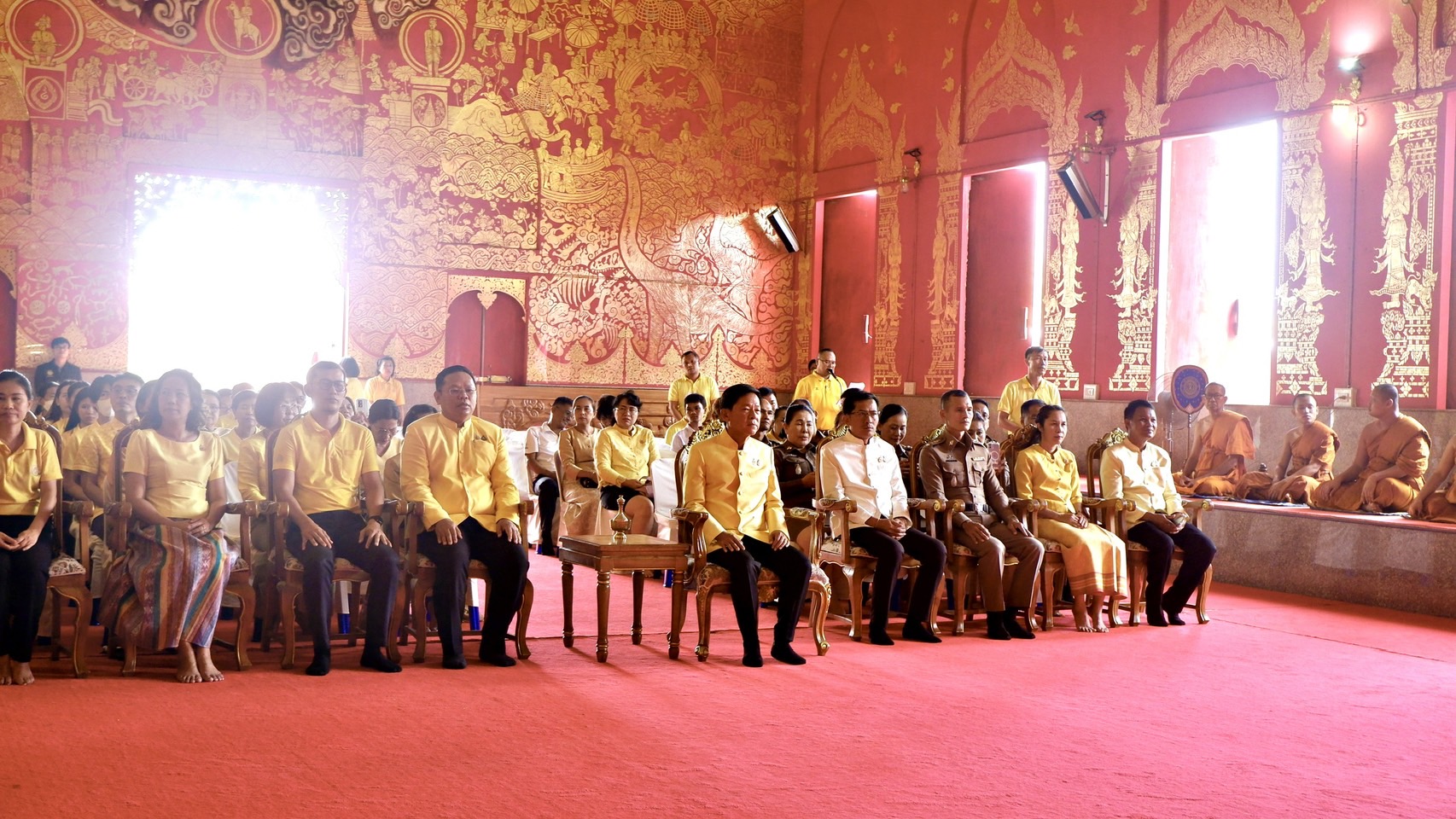 พช. ขอนแก่น ร่วมพิธีเจริญพระพุทธมนต์ฯเพื่อถวายเป็นพระราชกุศล เนื่องในโอกาสวันเฉลิมพระชนมพรรษาของพระบาทสมเด็จพระเจ้าอยู่หัว และพระบรมวงศานุวงศ์ ประจำปี พ.ศ. 2567