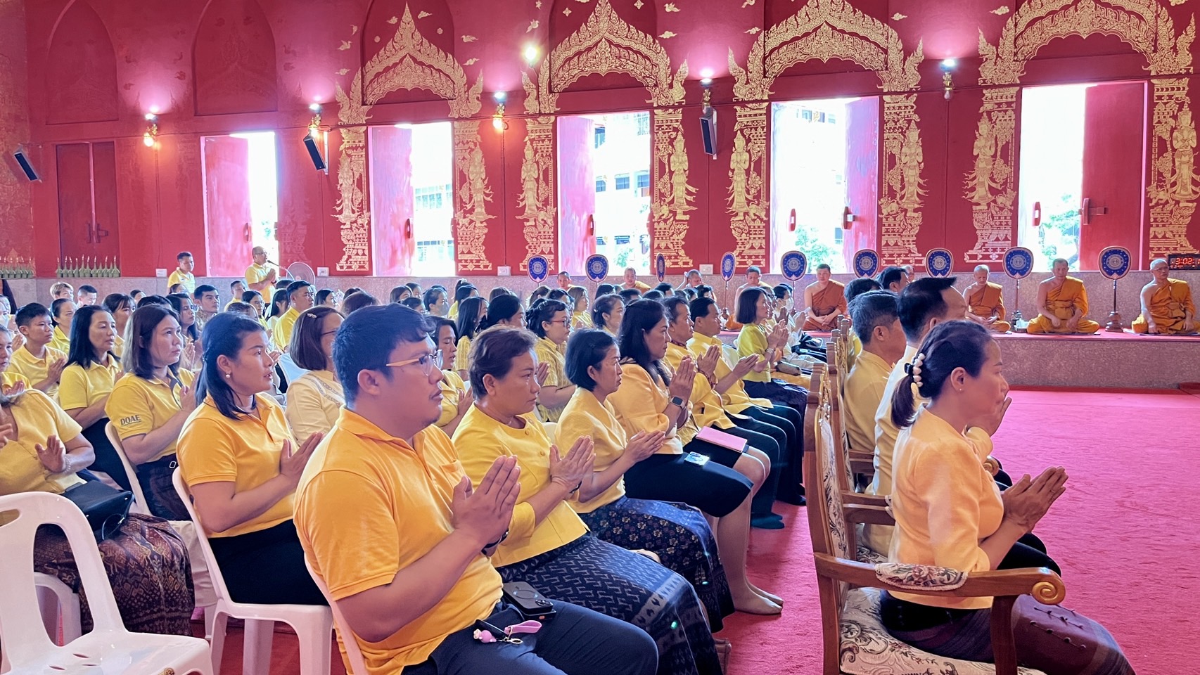 พช. ขอนแก่น ร่วมงานสัปดาห์ส่งเสริมการเผยแพร่พระพุทธศาสนา เนื่องในเทศกาลวันสำคัญทางพระพุทธศาสนา วันอาสาฬหบูชา และวันเข้าพรรษา จังหวัดขอนแก่น ประจำปีงบประมาณ 2567
