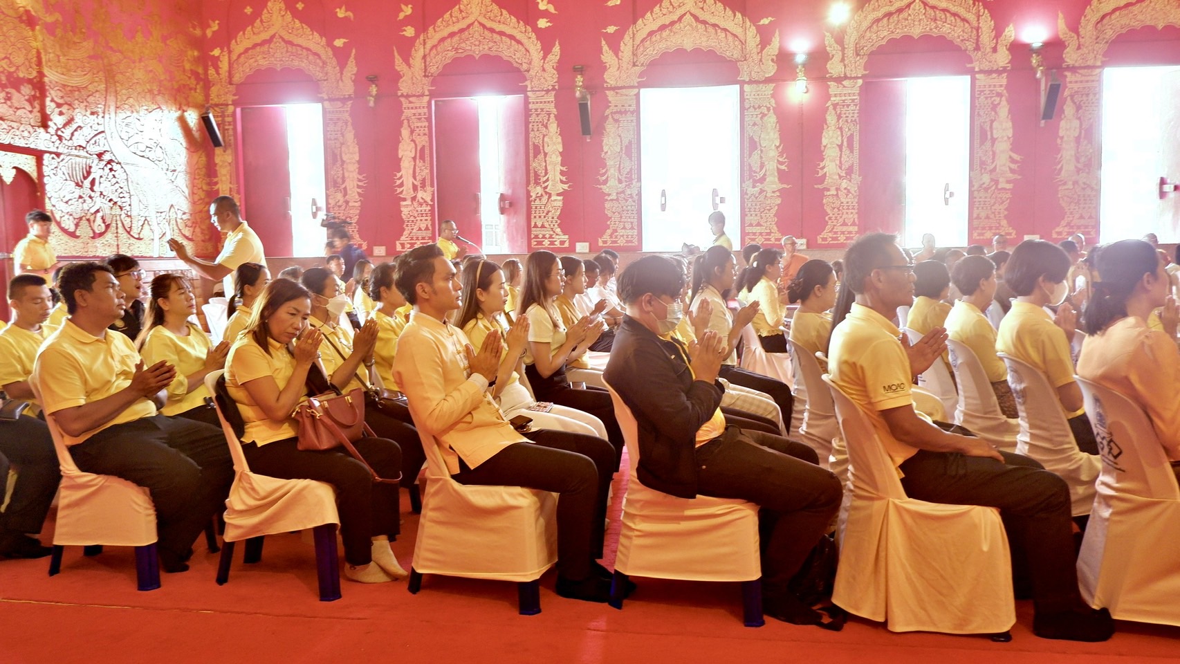 พช. ขอนแก่น ร่วมพิธีเจริญพระพุทธมนต์ฯเพื่อถวายเป็นพระราชกุศล เนื่องในโอกาสวันเฉลิมพระชนมพรรษาของพระบาทสมเด็จพระเจ้าอยู่หัว และพระบรมวงศานุวงศ์ ประจำปี พ.ศ. 2567
