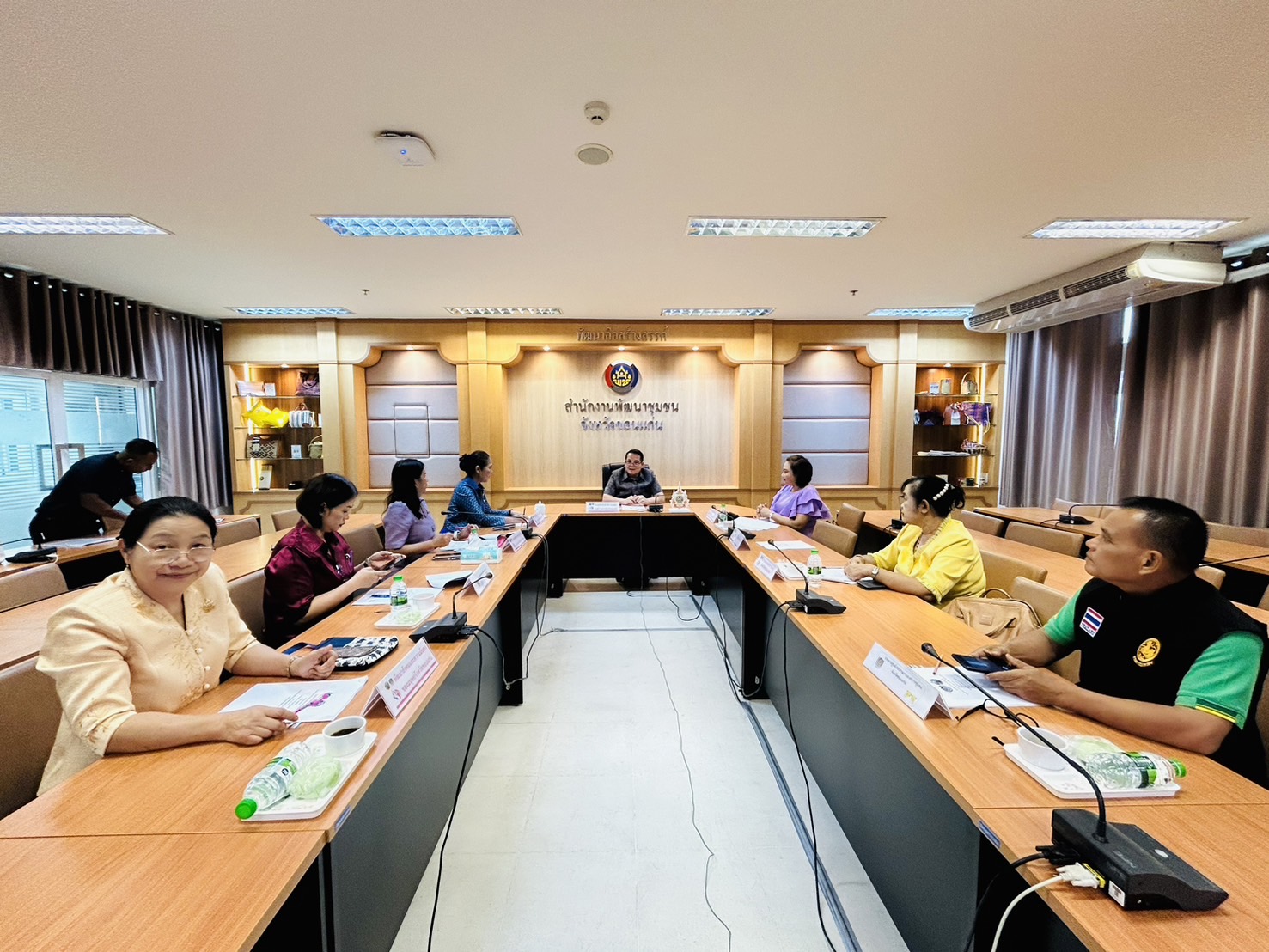 จังหวัดขอนแก่น : ประชุมคณะกรรมการรับรองมาตฐานการพัฒนาชุมชน (มชช.)