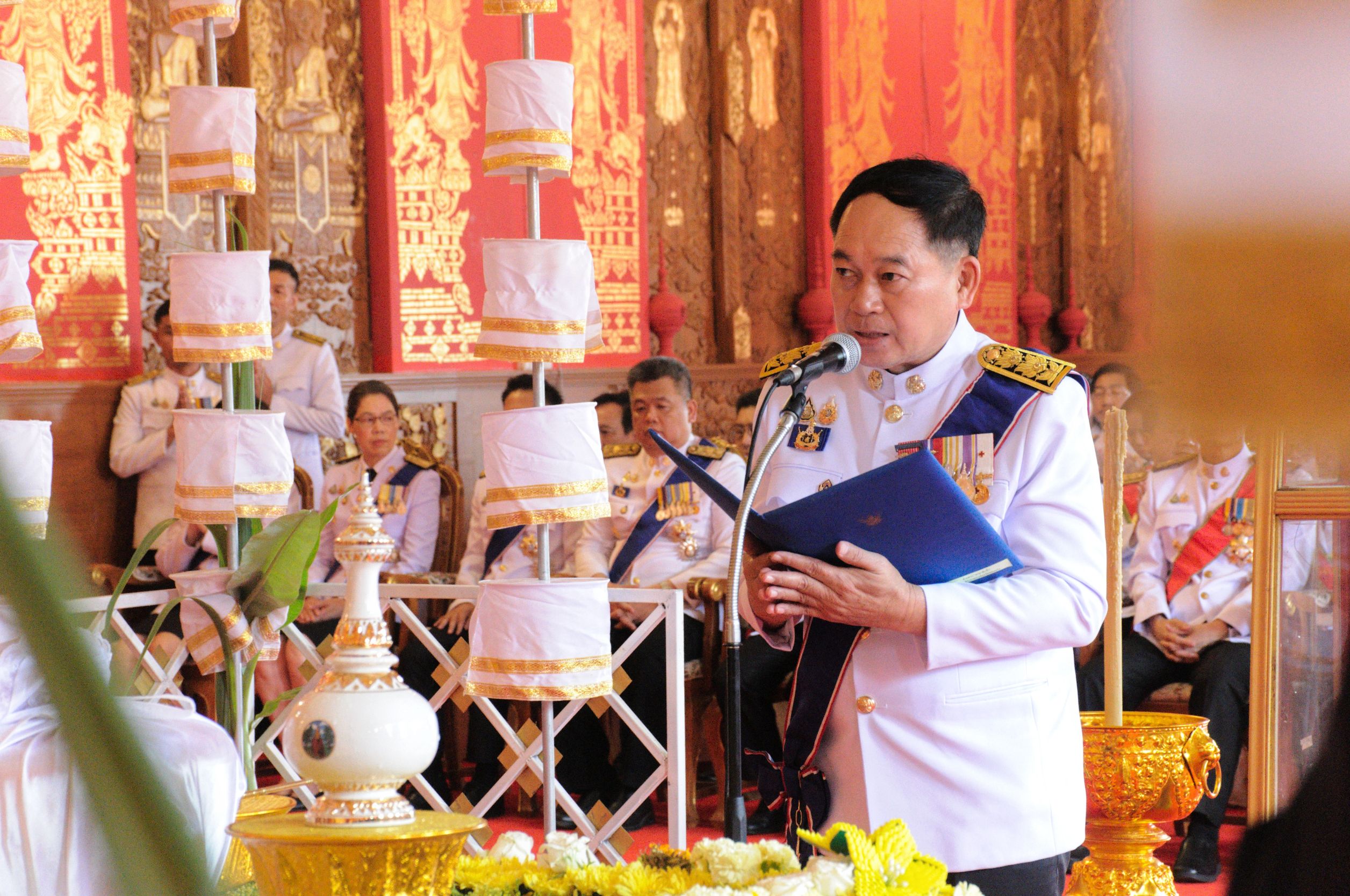 จังหวัดขอนแก่น : ประกอบพิธีเวียนเทียนสมโภชน้ำพระพุทธมนต์ศักดิ์สิทธิ์ เนื่องในโอกาสมหามงคลเฉลิมพระชนมพรรษา 6 รอบ 72 พรรษา 28 กรกฎาคม 2567