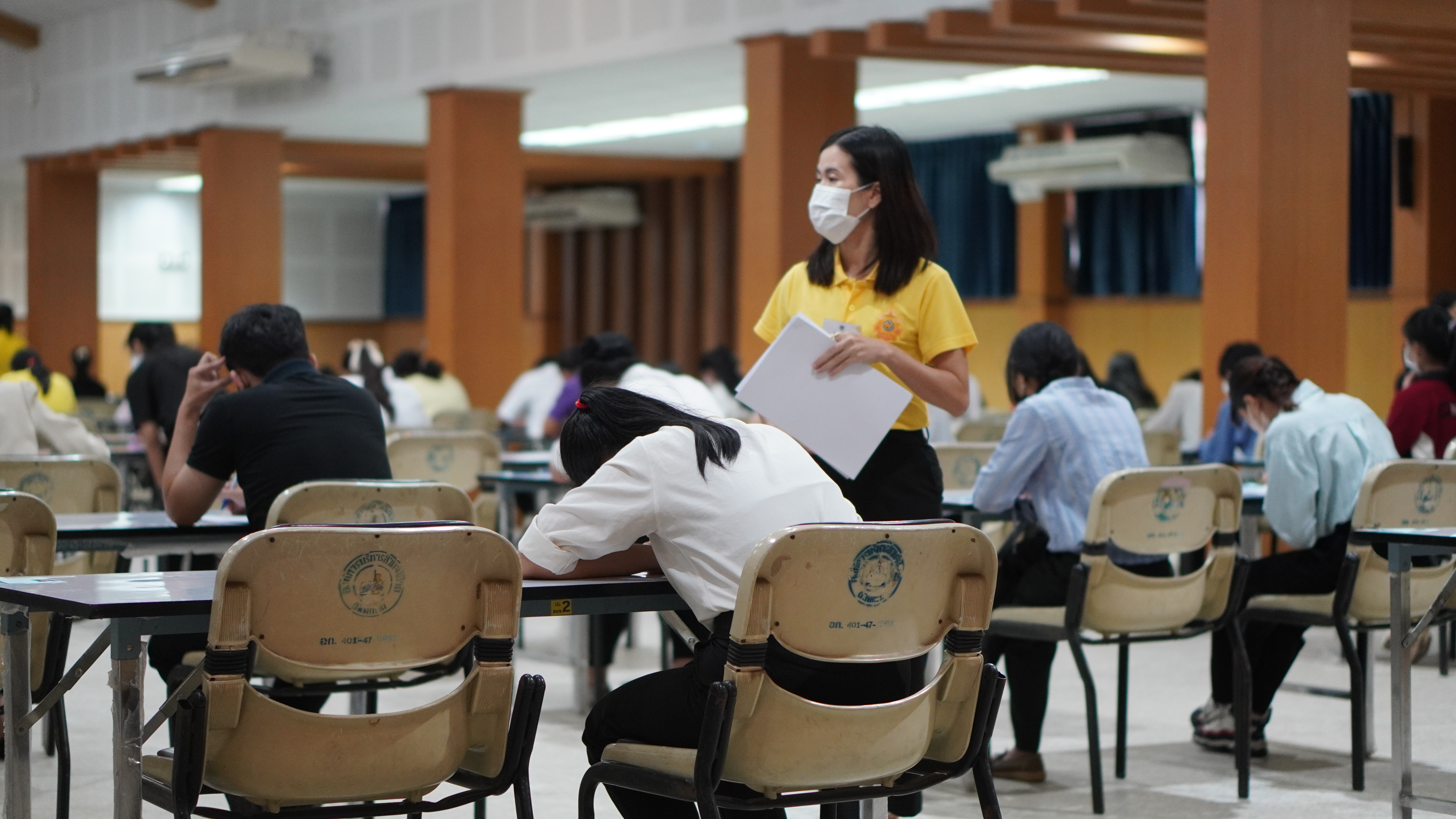 พช.ขอนแก่น : จัดสอบเพื่อวัดความรู้ความสามารถที่ใช้เฉพาะตำแหน่ง ในการสอบคัดเลือกบุคคลเพื่อแต่งตั้งเป็นอาสาพัฒนา (อสพ.) รุ่นที่ 76 ณ อาคารศาลาประชาคม จังหวัดขอนแก่น
