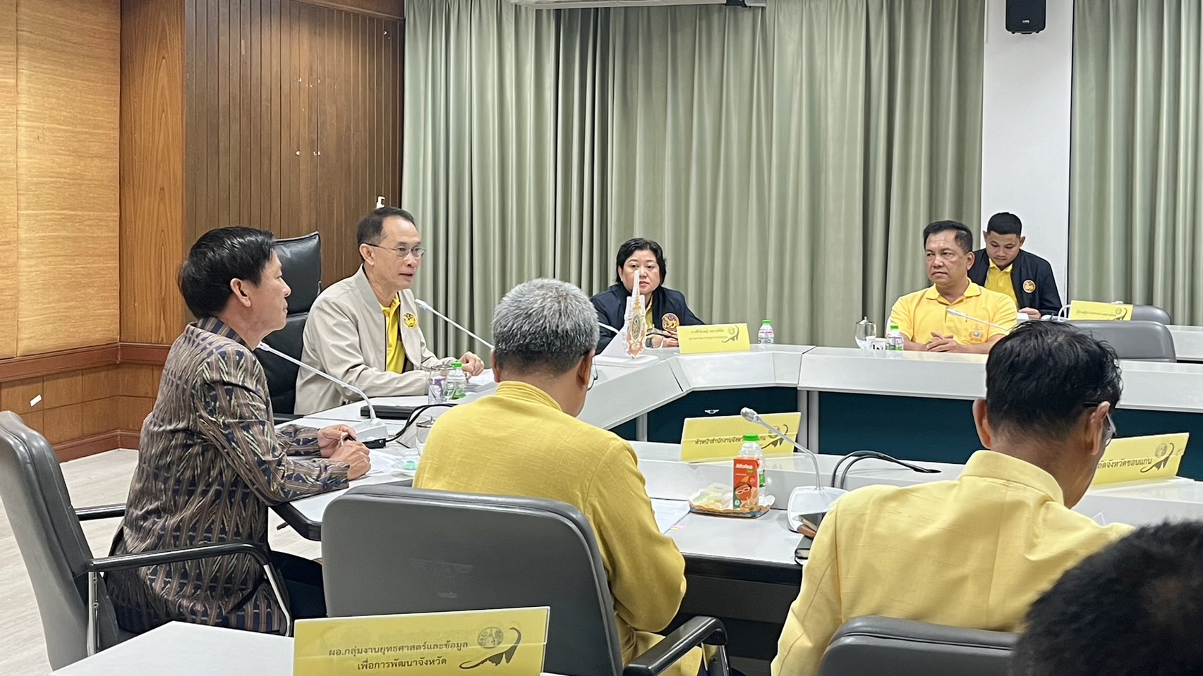 พช. ขอนแก่น ร่วมประชุมและชี้แจ้งเกี่ยวกับงาน/โครงการ ตามประเด็นการตรวจราชการประจำเดือน กรกฎาคม 2567