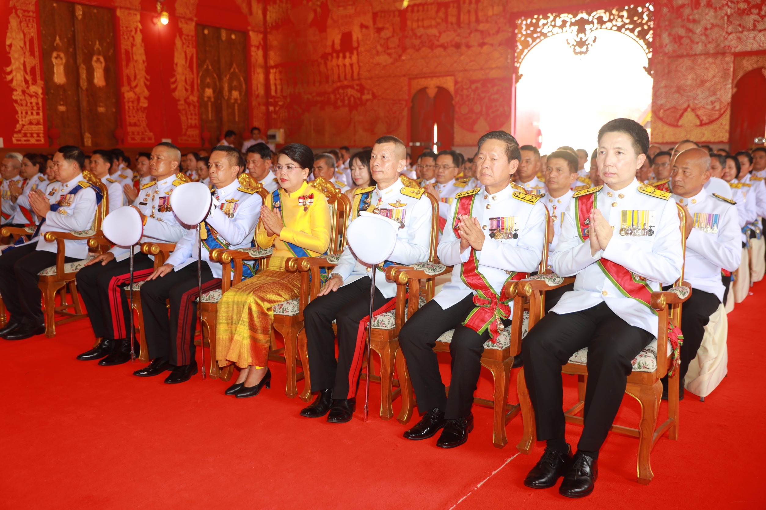 จังหวัดขอนแก่น : ประกอบพิธีเสกน้ำพระพุทธมนต์ศักดิ์สิทธิ์ เนื่องในโอกาสพระราชพิธีมหามงคลเฉลิมพระชนมพรรษา 6 รอบ 28 กรกฎาคม 2567 ณ อุโบสถ วัดธาตุพระอารามหลวง อำเภอเมืองขอนแก่น