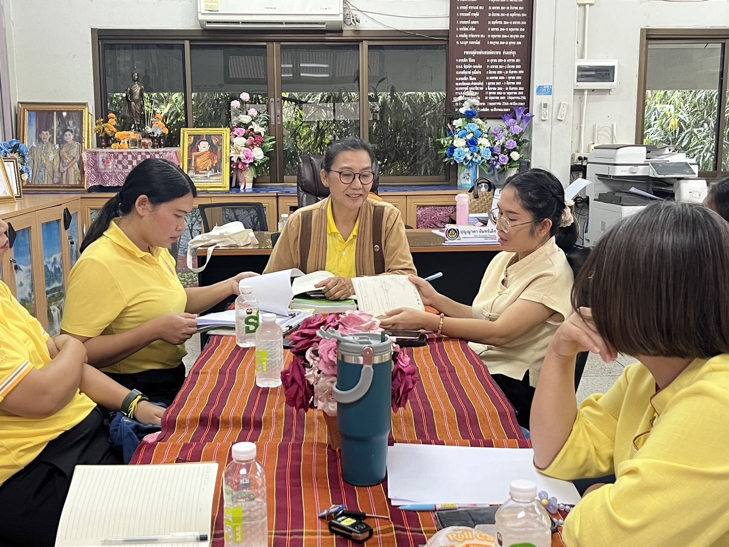 พช.ขอนแก่น : ลงพื้นที่ติดตามสนับสนุนการดำเนินงาน กองทุนชุมชน อำเภอซำสูง
