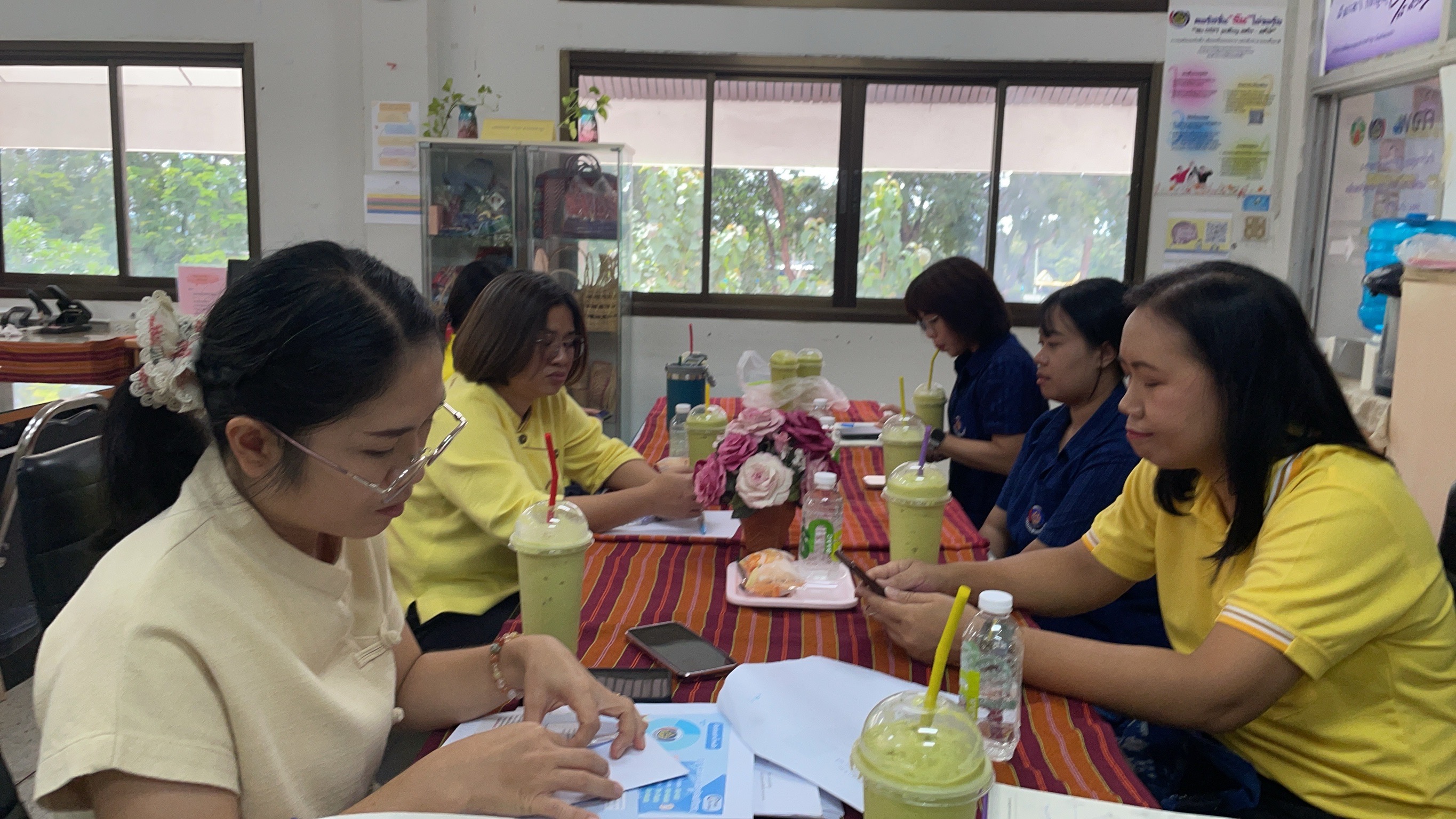 พช.ขอนแก่น : ลงพื้นที่ติดตามสนับสนุนการดำเนินงาน กองทุนชุมชน อำเภอซำสูง