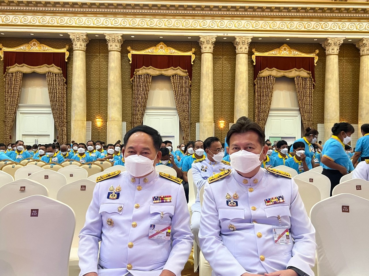 จังหวัดขอนแก่น : ผู้ว่าฯ ขอนแก่น เฝ้ารับเสด็จฯ พระบาทสมเด็จพระเจ้าอยู่หัว และสมเด็จพระนางเจ้าฯ พระบรมราชินี และเข้าเฝ้าฯ รับพระราชทานเงินพระราชทานขวัญถุงกองทุนแม่ของแผ่นดิน ในงานมหกรรมกองทุนแม่ของแผ่นดิน ประจำปี 2567