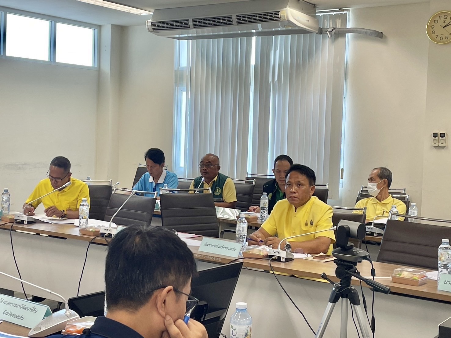 พช.ขอนแก่น : ร่วมประชุมคณะกรรมการขับเคลื่อนโครงการพัฒนาพื้นที่ต้นแบบ เพื่อพัฒนาคุณภาพชีวิตแบบอารยเกษตรตามแนวพระราชดำริ ระดับจังหวัด จังหวัดขอนแก่น