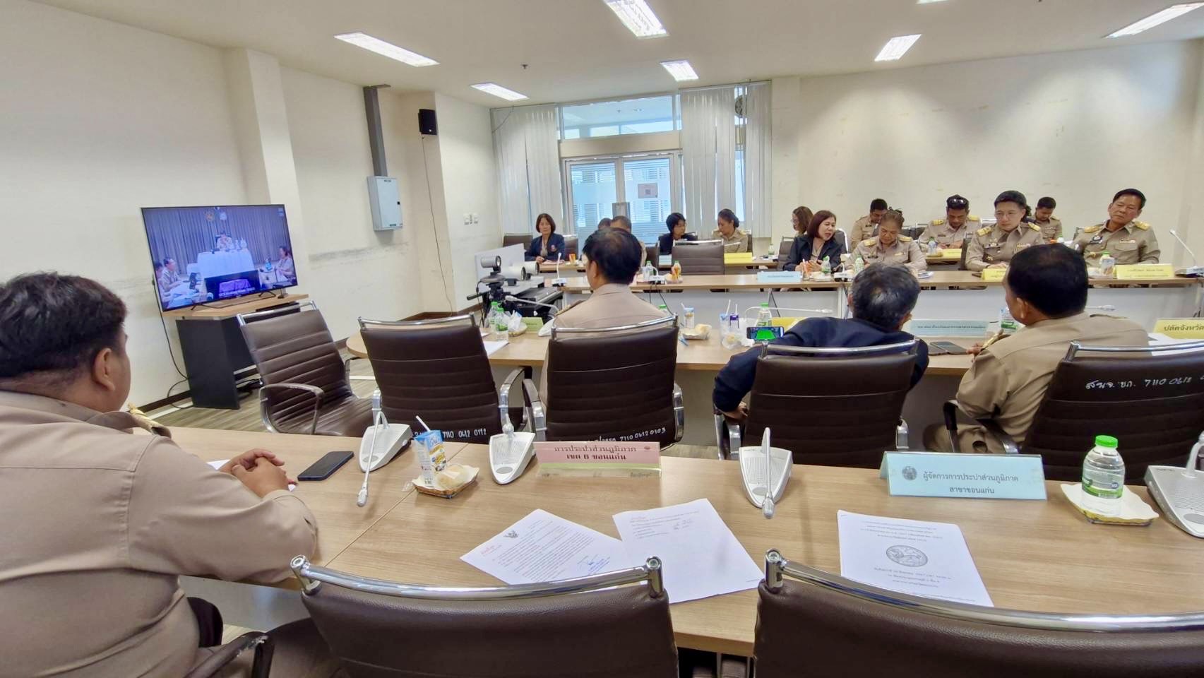 พช. ขอนแก่น ร่วมประชุมขับเคลื่อนและติดตามนโยบายของรัฐบาลและภารกิจสำคัญของปลัดกระทรวงมหาดไทย ประจำปีงบประมาณ พ.ศ. 2567( เดือนสิงหาคม 2567 ) ผ่านระบบวีดิทัศน์ทางไกล (VCS)
