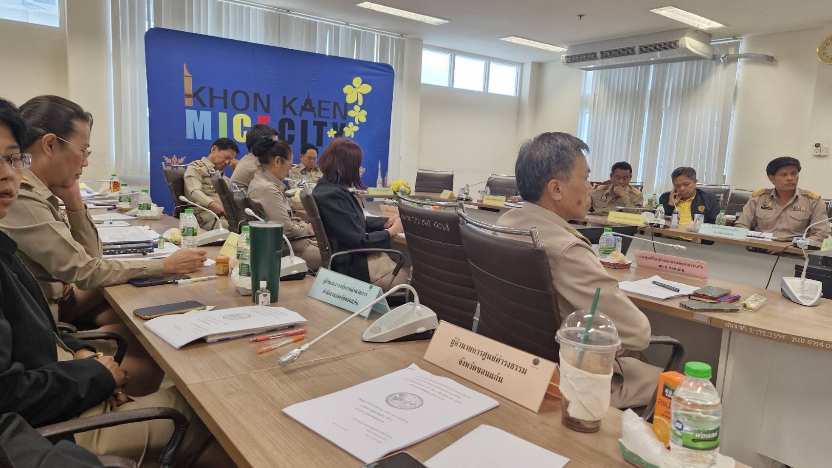 พช. ขอนแก่น ร่วมประชุมขับเคลื่อนและติดตามนโยบายของรัฐบาลและภารกิจสำคัญของปลัดกระทรวงมหาดไทย ประจำปีงบประมาณ พ.ศ. 2567( เดือนสิงหาคม 2567 ) ผ่านระบบวีดิทัศน์ทางไกล (VCS)