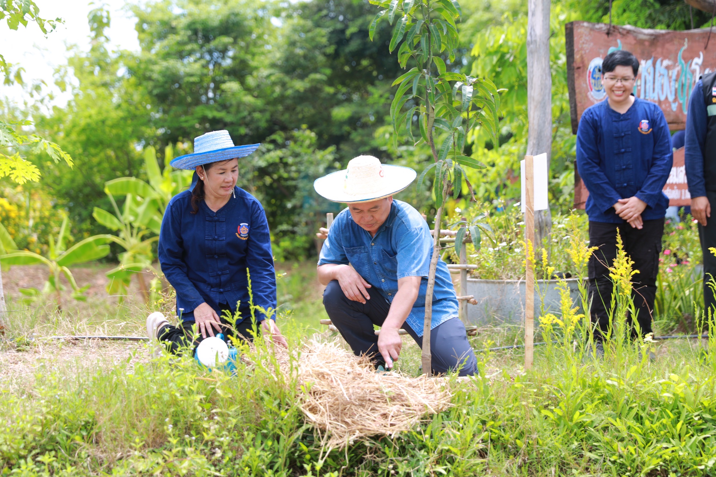 จังหวัดขอนแก่น : จัดกิจกรรมทางนี้มีผล ผู้คนรักกัน น้อมนำแนวพระราชดำริฯ สู่ปฏิบัติการปลูกผักสวนครัวเพื่อสร้างความมั่นคงทางอาหารอย่างยั่งยืน ในพื้นที่ อำเภอหนองสองห้อง