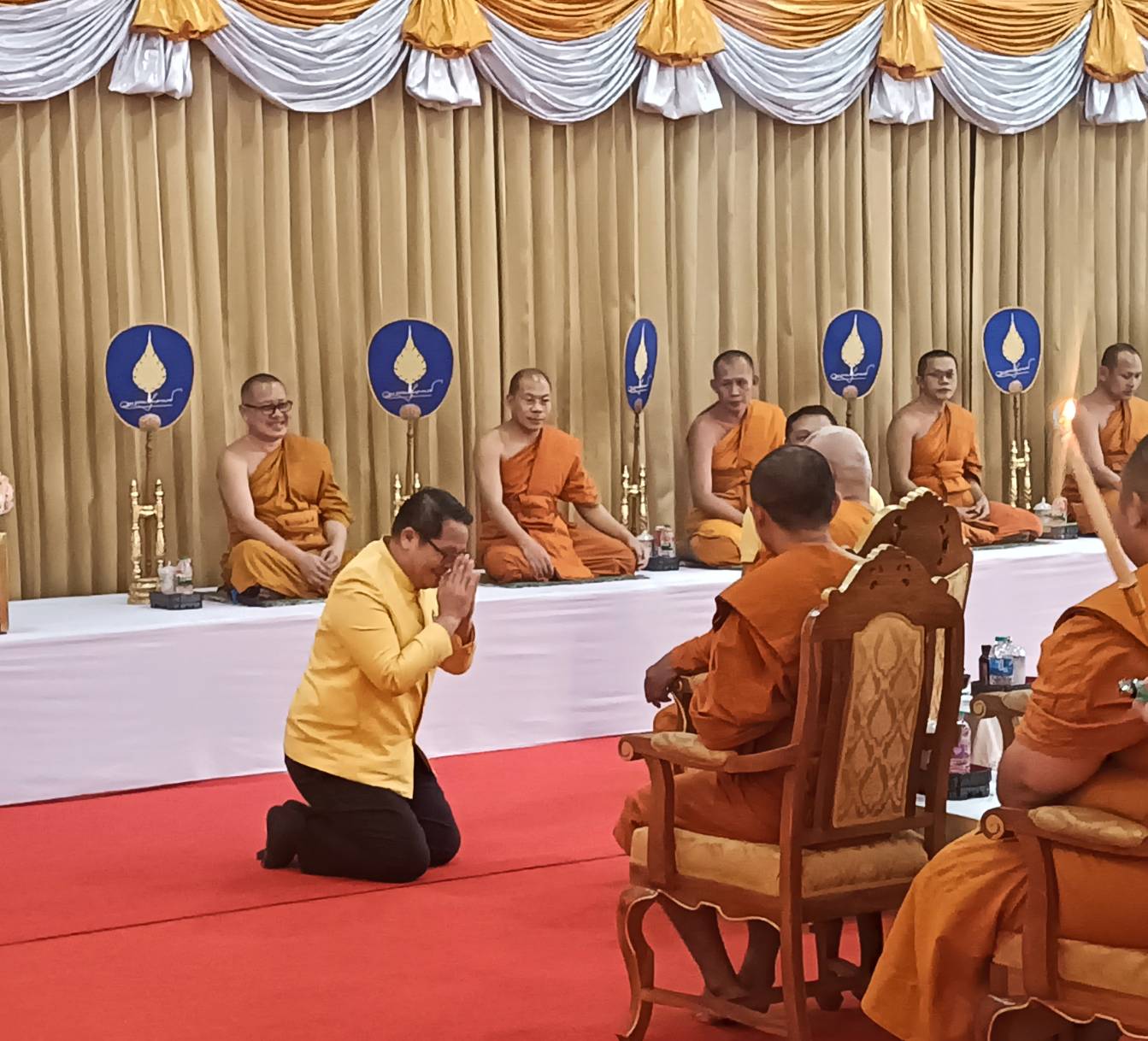 พช. ขอนแก่น ร่วมพิธีเจริญพระพุทธมนต์ฯ ถวายพระพรชัยมงคลแด่ พระบาทสมเด็จพระเจ้าอยู่หัว เนื่องในโอกาสวันเฉลิมพระชนมพรรษา 6 รอบ 28 กรกฎาคม 2567
