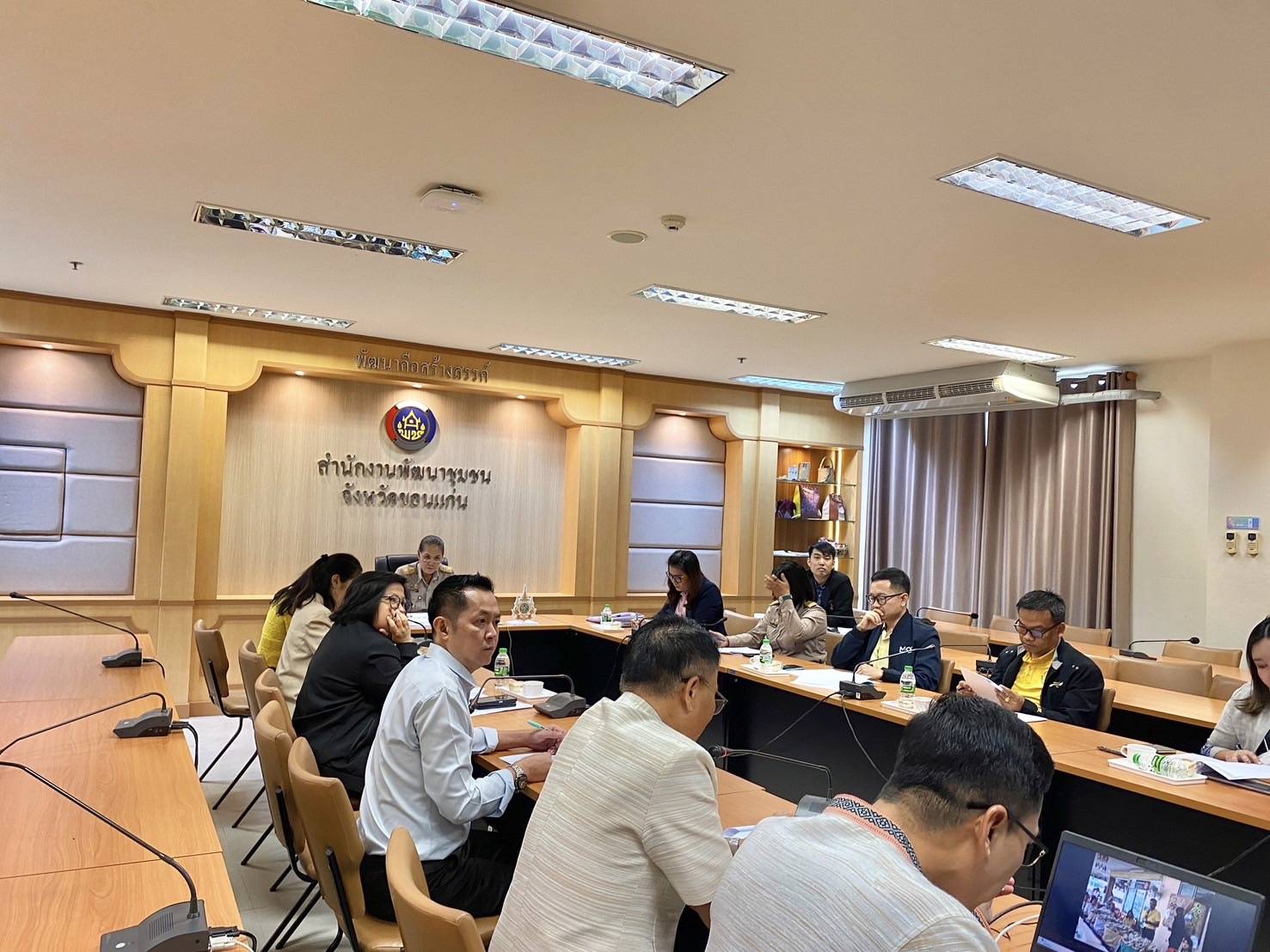 พช.ขอนแก่น : ประชุมคณะทำงานสนับสนุนการขับเคลื่อนการพัฒนาเศรษฐกิจฐานรากและประชารัฐ จังหวัดขอนแก่น ครั้งที่ 4/2567