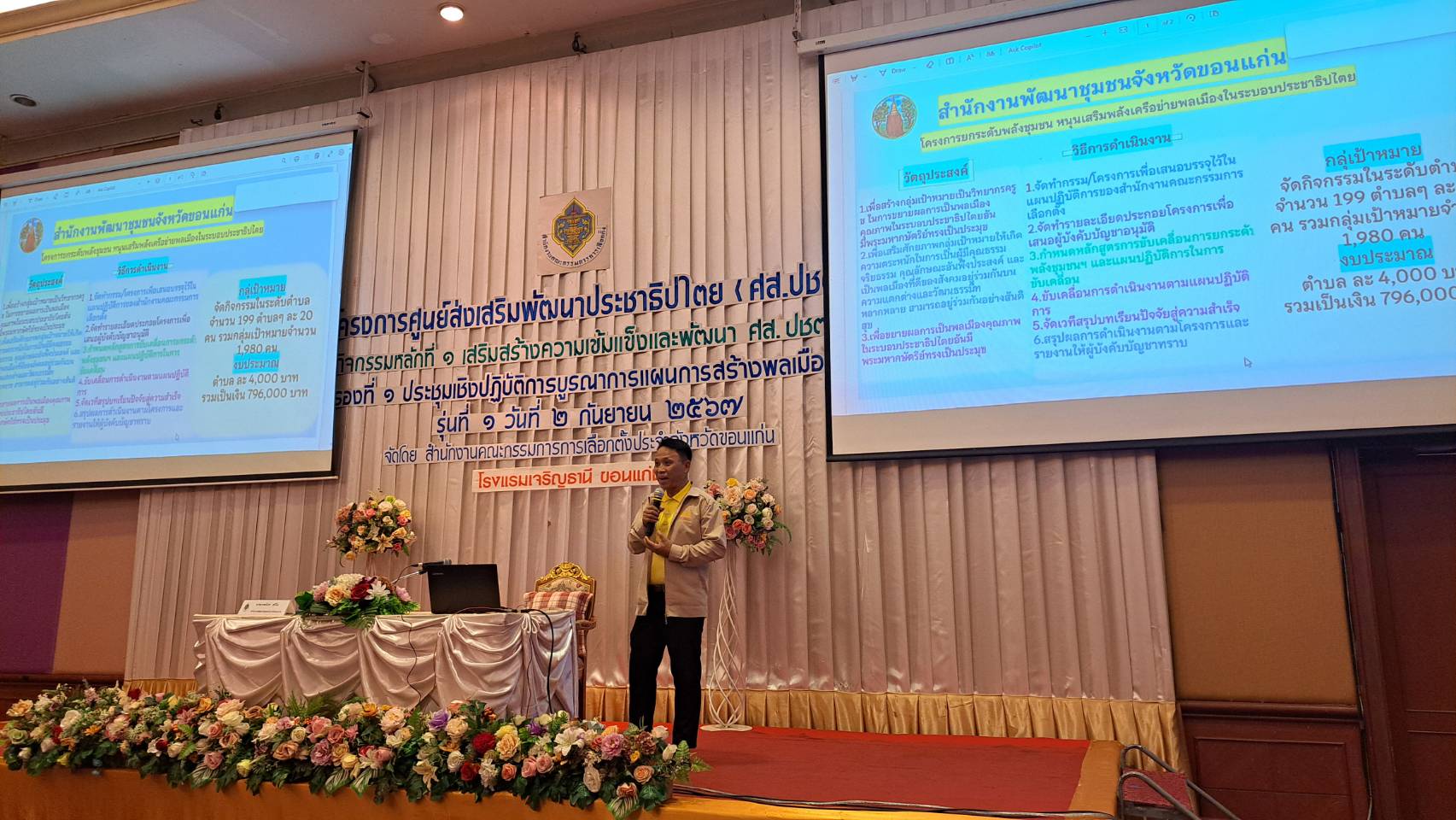 พช.ขอนแก่น : ร่วมประชุมเชิงปฏิบัติการบูรณาการแผนการสร้างพลเมืองคุณภาพ