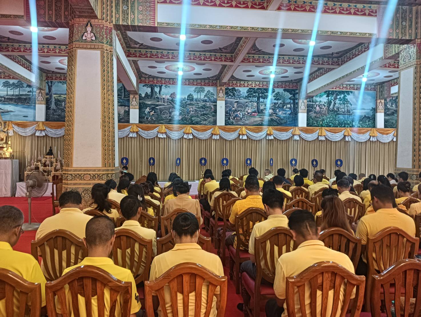 พช. ขอนแก่น ร่วมพิธีเจริญพระพุทธมนต์ฯ ถวายพระพรชัยมงคลแด่ พระบาทสมเด็จพระเจ้าอยู่หัว เนื่องในโอกาสวันเฉลิมพระชนมพรรษา 6 รอบ 28 กรกฎาคม 2567