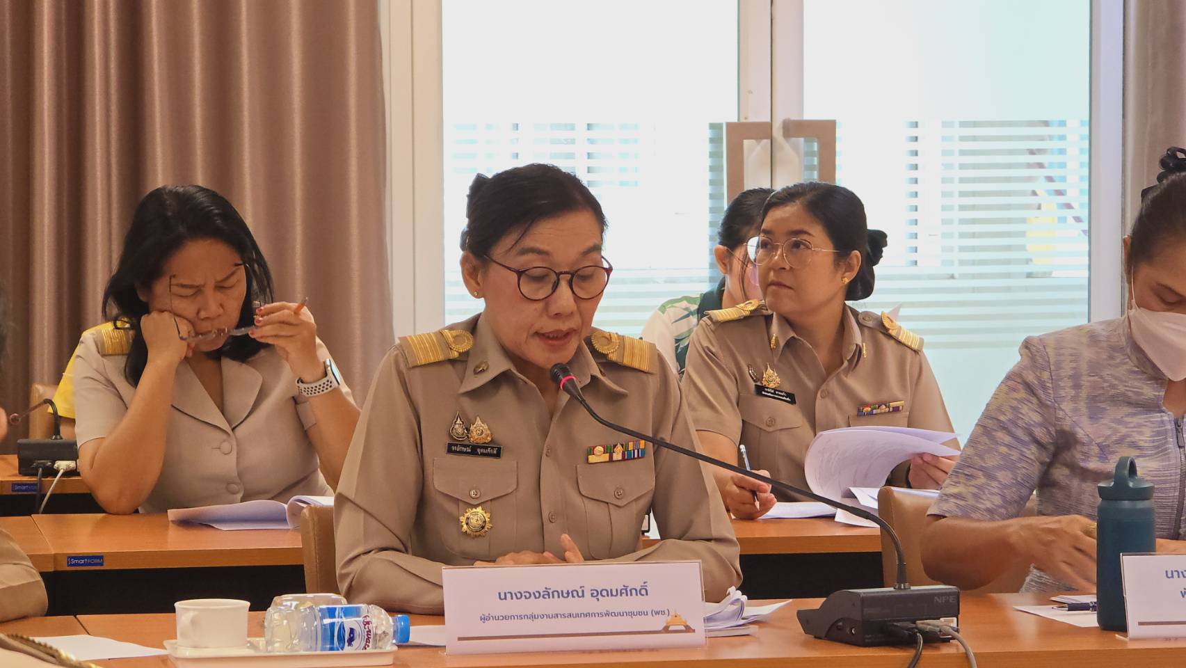 พช.ขอนแก่น : ประชุมนำเสนอผลการจัดเก็บและรับรองคุณภาพข้อมูลความจำเป็นพื้นฐาน (จปฐ.) ปี 2567
