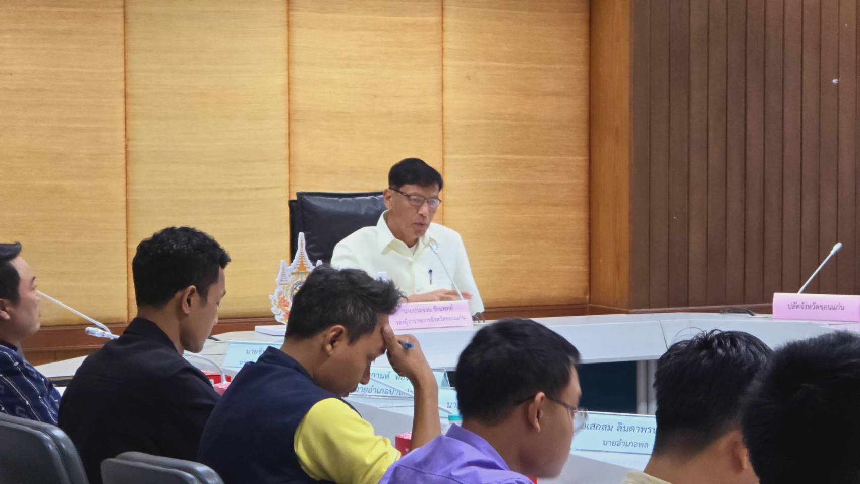 พช.ขอนแก่น : ร่วมประชุมคณะอนุกรรมการด้านการจัดขบวบแห่ และคณะอนุกรรมการพิธีเปิด งานเทศกาลไหมนานาชาติ ประเพณีผูกเสี่ยว งานกาชาดจังหวัดขอนแก่น และงานขอนแก่นซอฟต์พาวเวอร์ ประจำปี 2567
