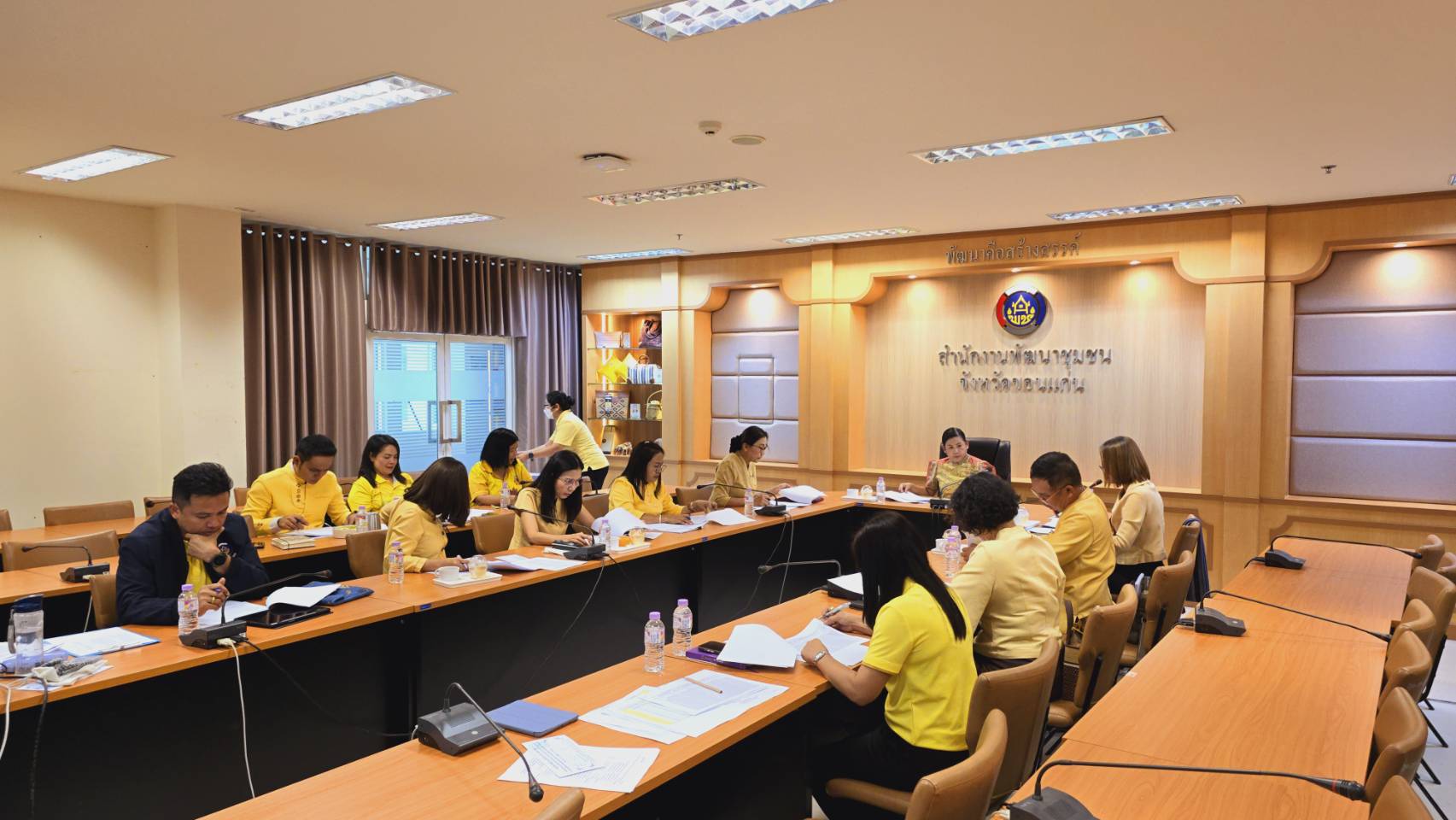 พช.ขอนแก่น : จัดประชุมคณะทำงานพิจารณาจัดทำข้อตกลงการปฏิบัติราชการและการประเมินผลการปฏิบัติราชการของข้าราชการสังกัดสำนักงานพัฒนาชุมชนจังหวัดขอนแก่น ประจำปีงบประมาณ พ.ศ. 2567 ครั้งที่ 3/2567