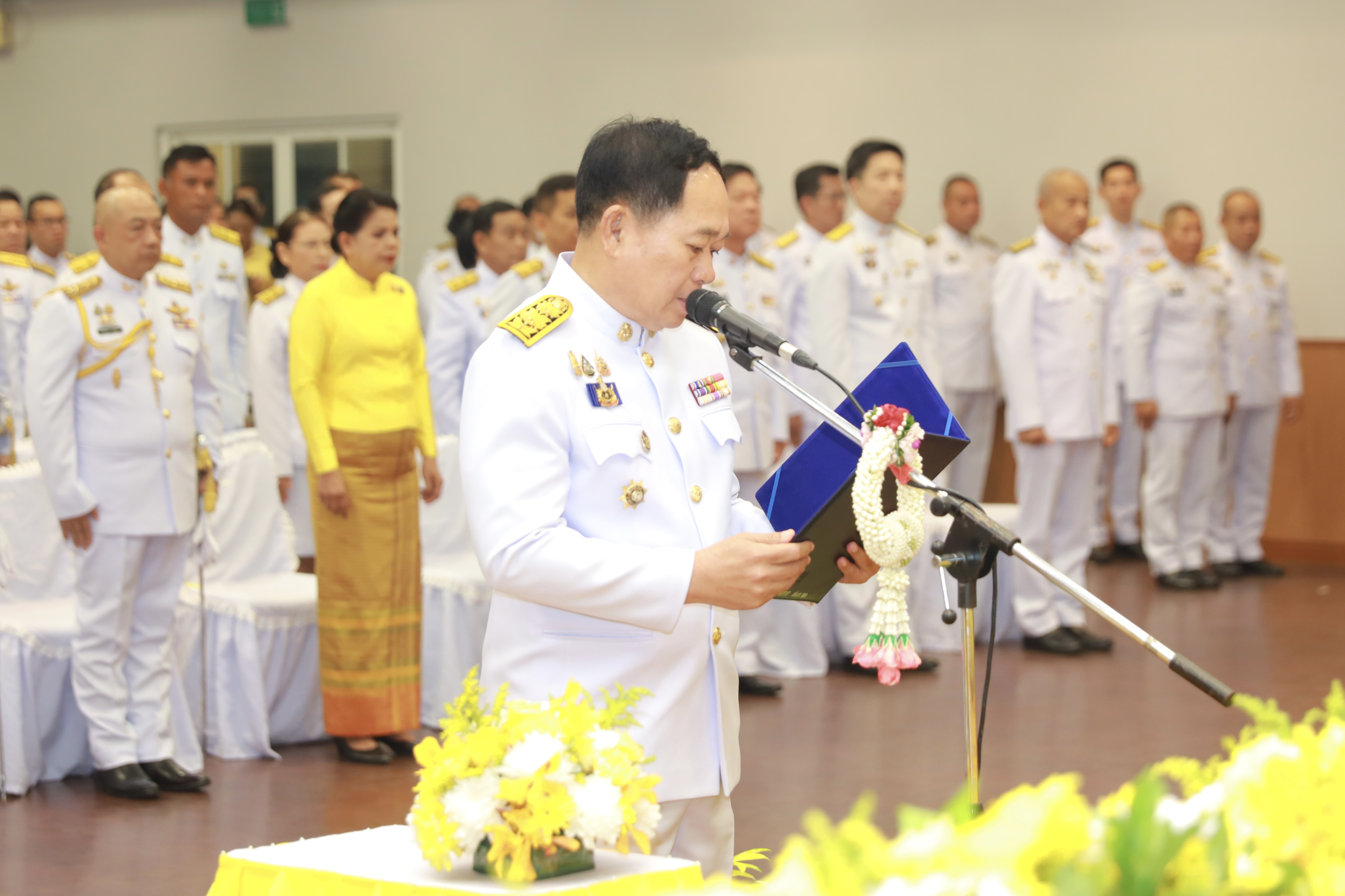 จังหวัดขอนแก่น : จัดกิจกรรมน้อมรำลึกในพระมหากรุณาธิคุณ พิธีสวดพระพุทธมนต์ถวายเป็นพระราชกุศล และวางพวงมาลาถวายราชสักการะเนื่องในโอกาส “วันนวมินทรมหาราช”วันคล้ายวันสวรรคต พระบาทสมเด็จพระบรมชนกาธิเบศร มหาภูมิพลอดุลยเดชมหาราช บรมนาถบพิตร