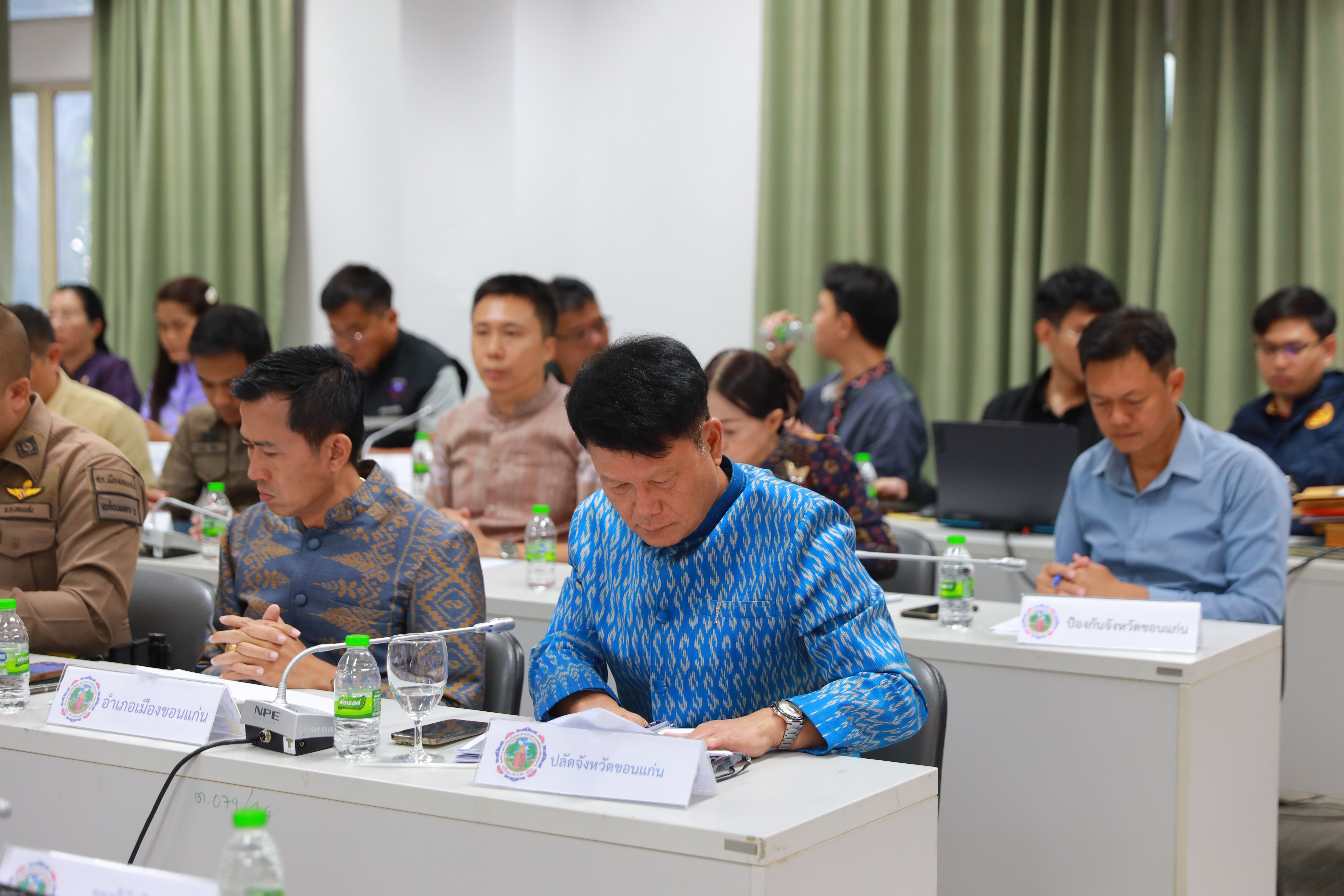 จังหวัดขอนแก่น : ประชุมศูนย์อำนวยการป้องกันและปราบปรามยาเสพติดจังหวัดขอนแก่นครั้งที่ 1/2568