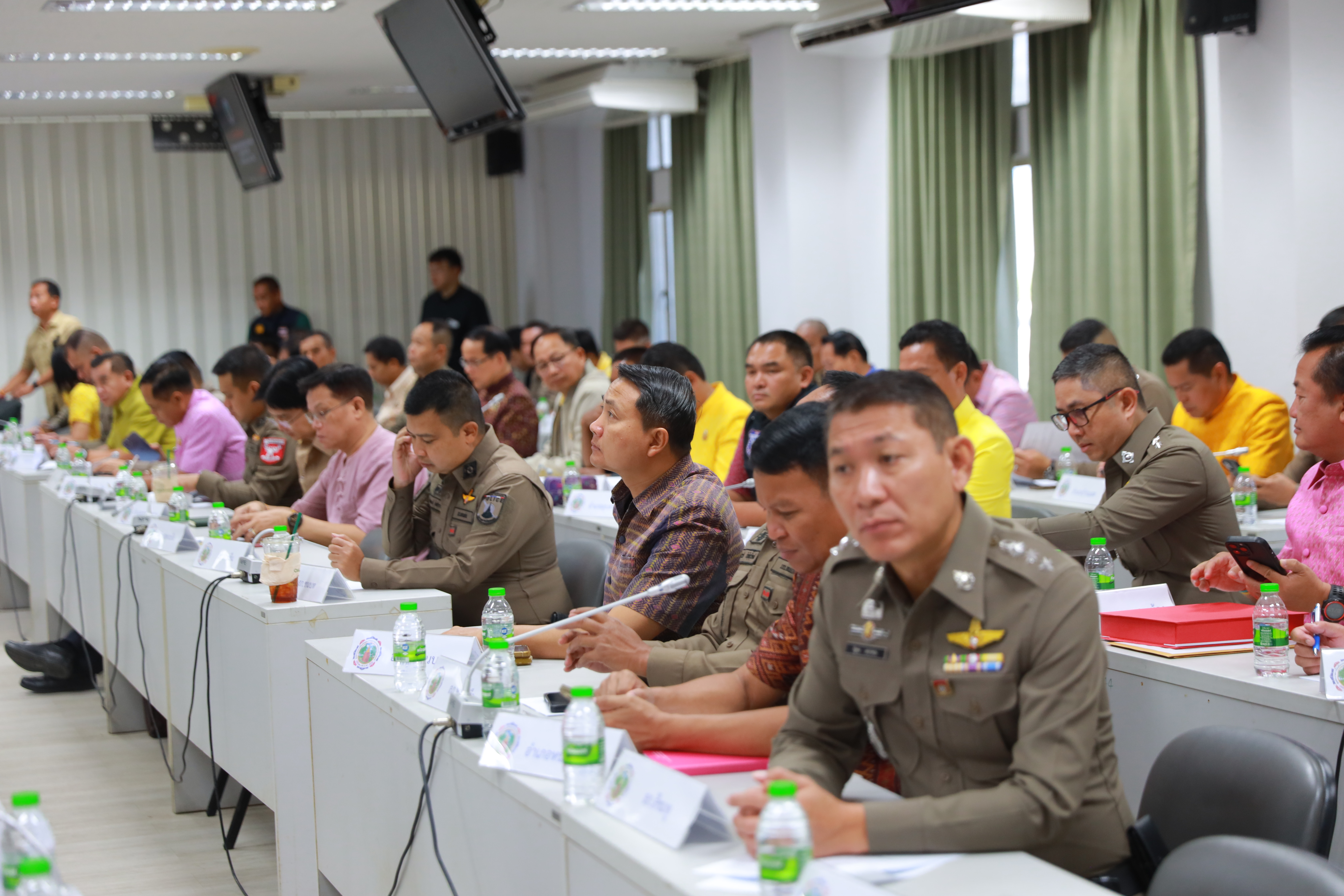 จังหวัดขอนแก่น : ประชุมศูนย์อำนวยการป้องกันและปราบปรามยาเสพติดจังหวัดขอนแก่นครั้งที่ 1/2568