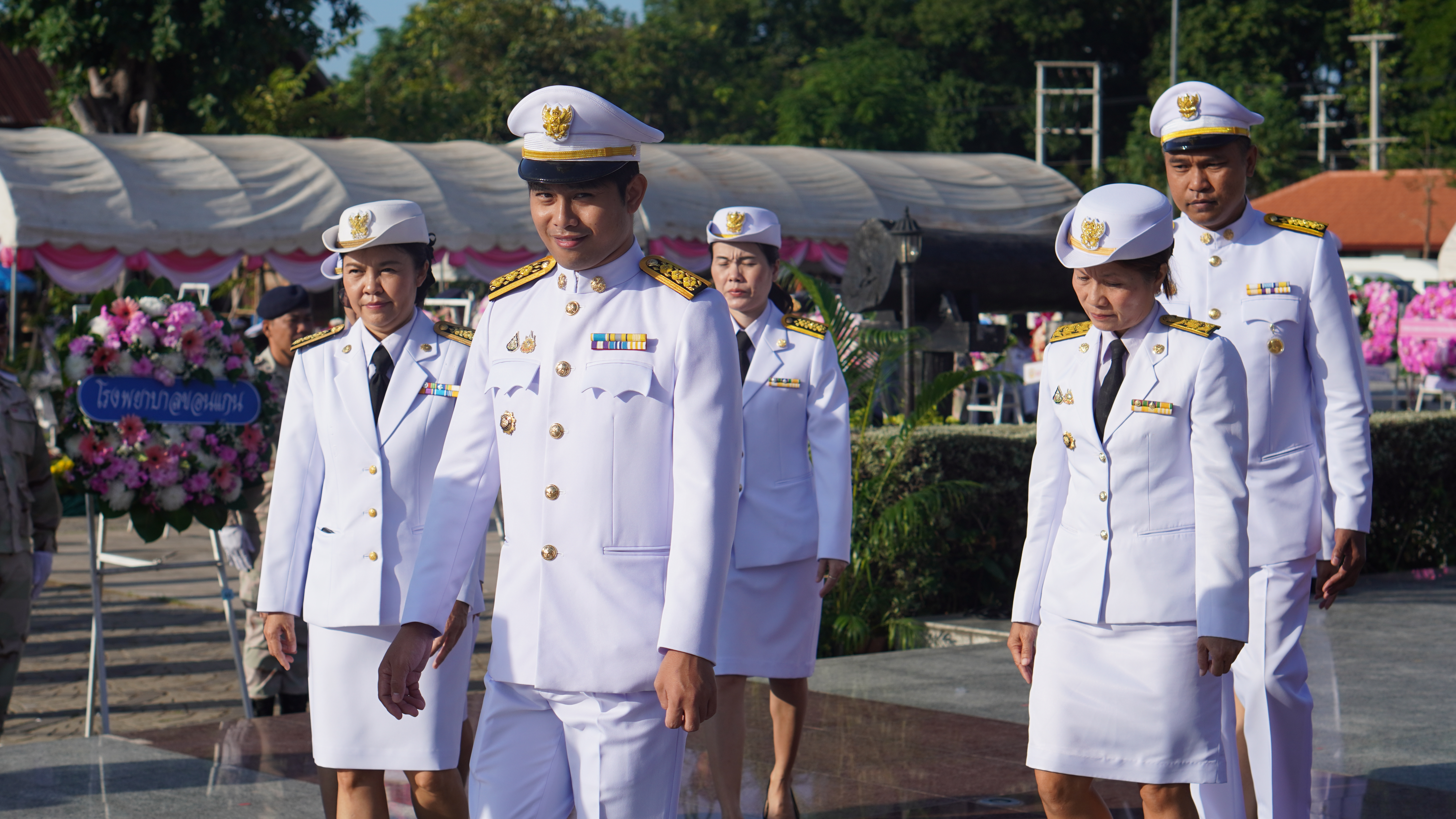 จังหวัดขอนแก่น : ประกอบพิธีวางพวงมาลาเนื่องในวันปิยมหาราช