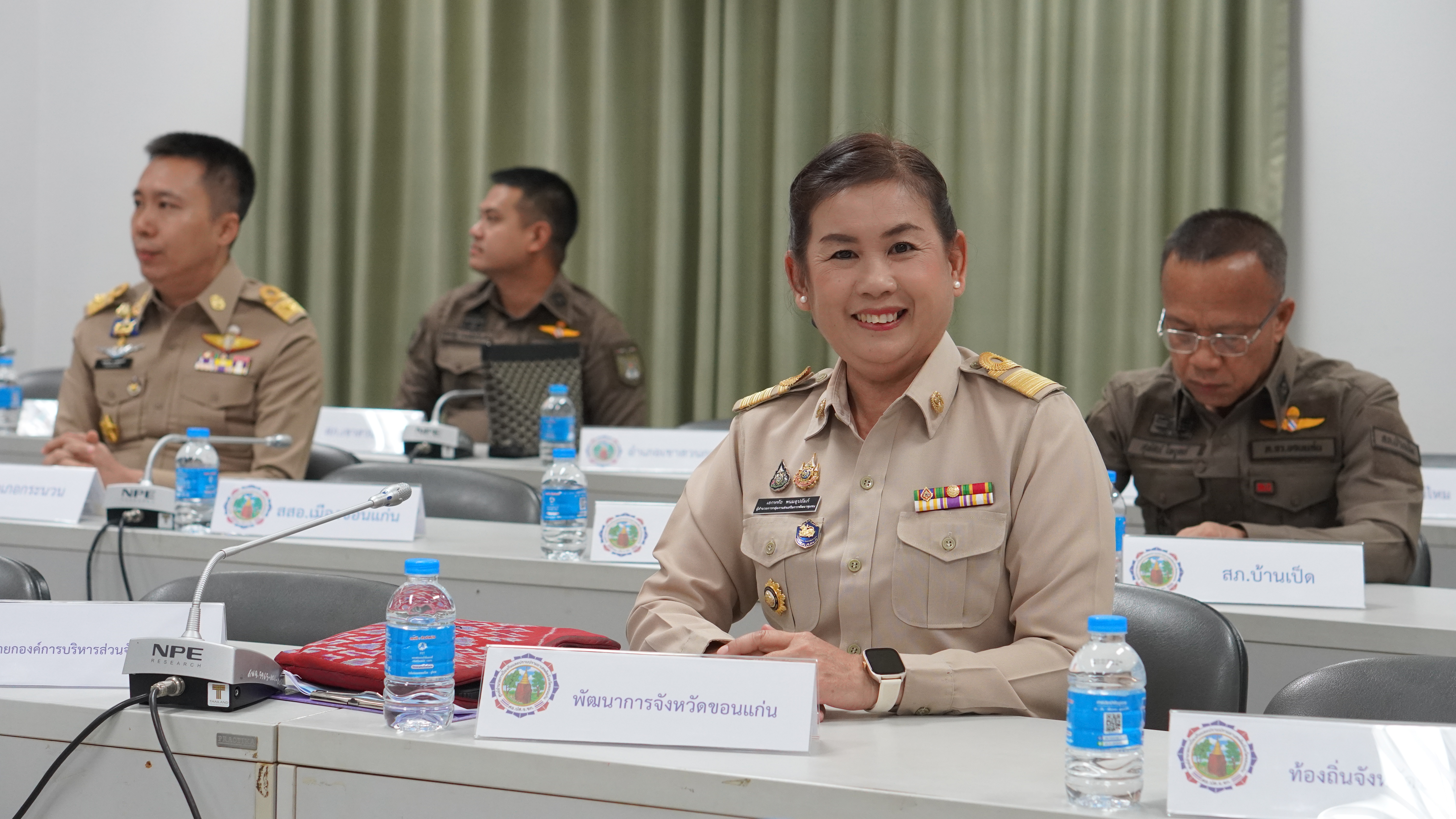 จังหวัดขอนแก่น : ประชุมศูนย์อำนวยการป้องกันและปราบปรามยาเสพติดจังหวัดขอนแก่นครั้งที่ 2/2568