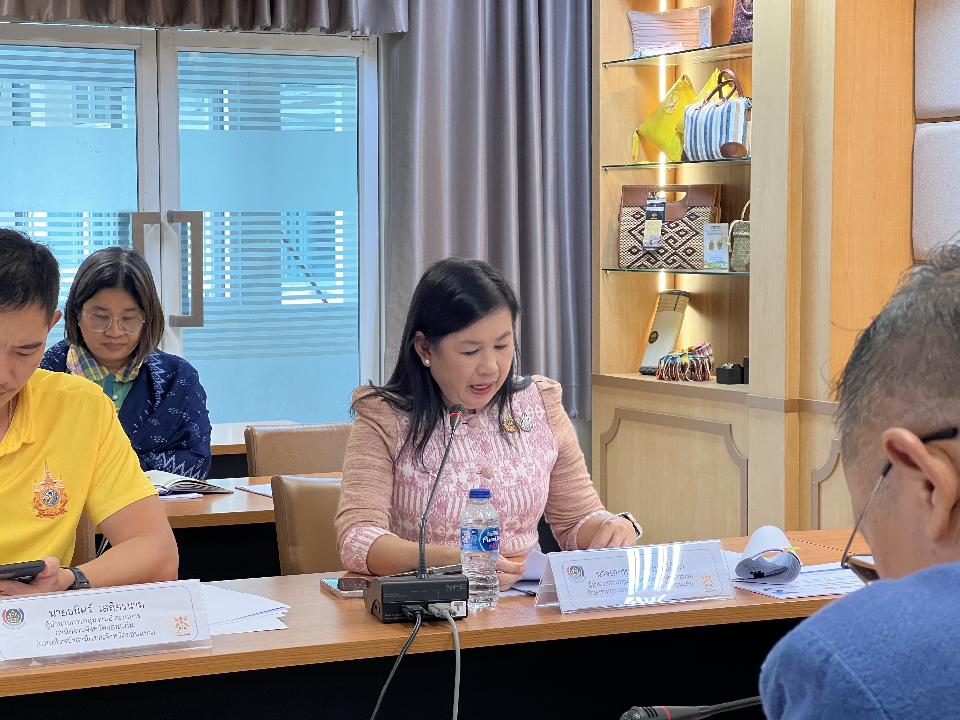 พช.ขอนแก่น : ประชุมคณะอนุกรรมการด้านจัดแสดงสินค้าหนึ่งตำบล หนึ่งผลิตภัณฑ์ (OTOP) ครั้งที่ 1/2567