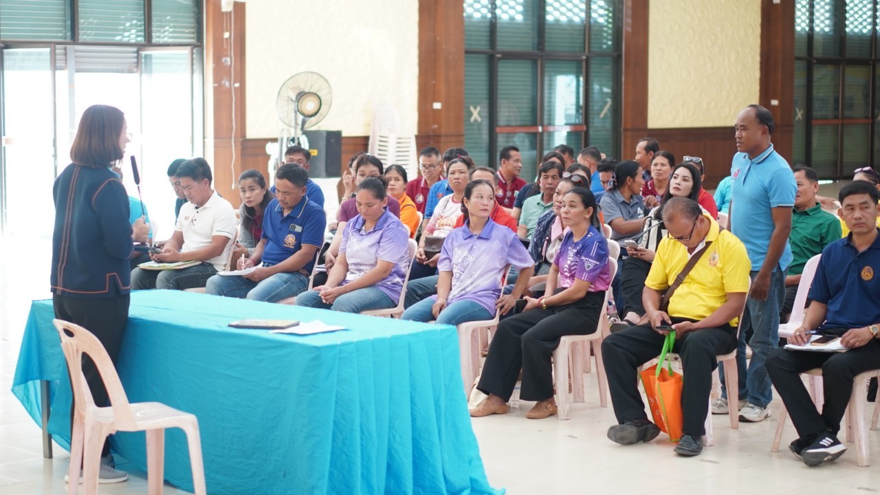พช.ขอนแก่น : ลงพื้นที่สนับสนุนการประชุมเครือข่าย กข.คจ. อำเภอกระนวน เพื่อทบทวนผลการดำเนินการโครงการแก้ไขปัญหาความยากจน