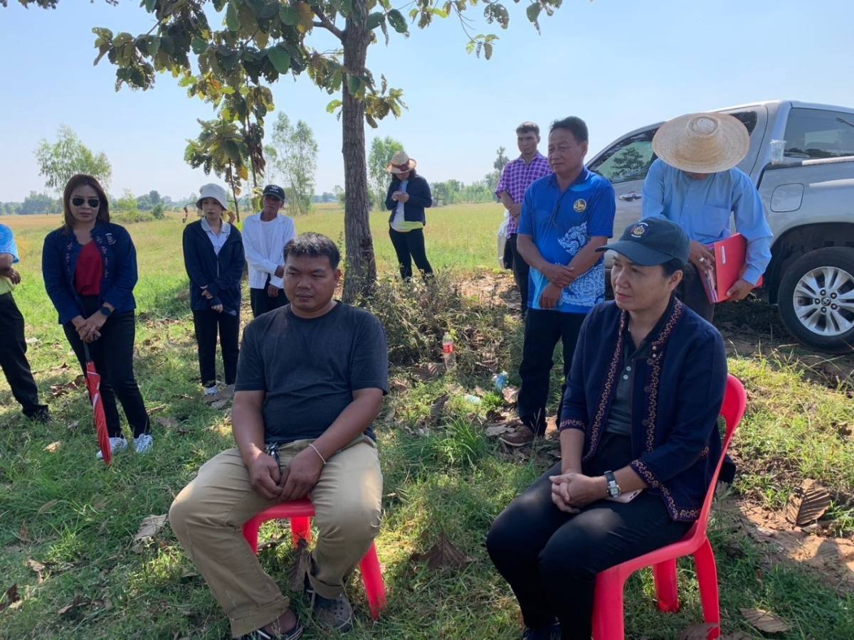 พช.ขอนแก่น: ลงพื้นที่ติดตามการดำเนินงานศูนย์เรียนรู้การพัฒนาคุณภาพชีวิตตามหลักทฤษฎีใหม่ ประยุกต์สู่ “โคก หนอง นา” ภายใต้โครงการพัฒนาหมู่บ้านเศรษฐกิจพอเพียง ปีงบประมาณ พ.ศ. 2567
