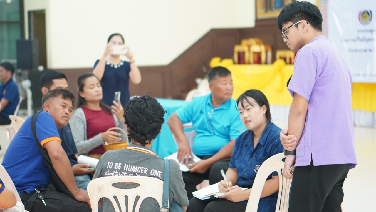 พช.ขอนแก่น : ลงพื้นที่สนับสนุนการประชุมเครือข่าย กข.คจ. อำเภอกระนวน เพื่อทบทวนผลการดำเนินการโครงการแก้ไขปัญหาความยากจน