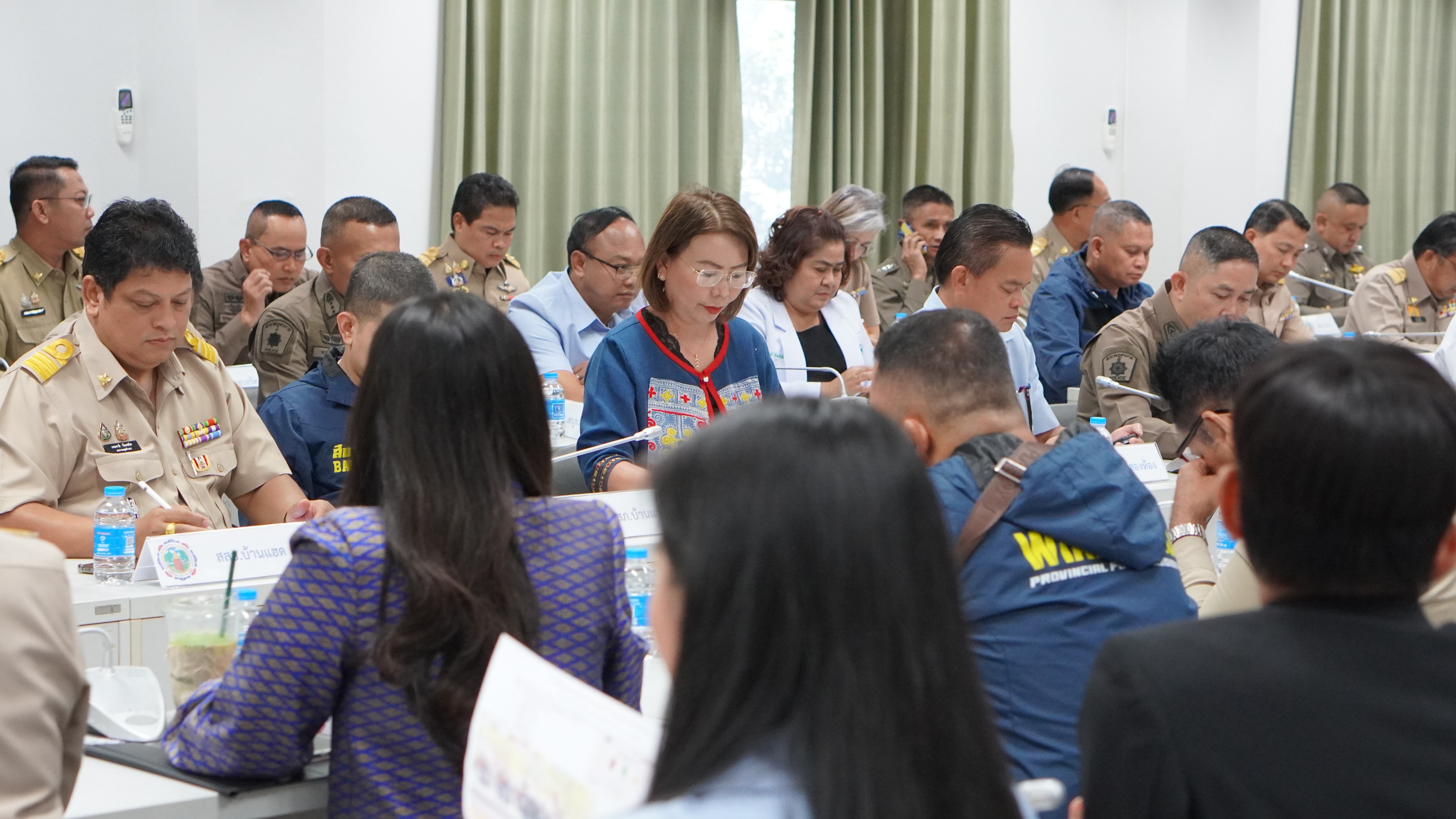 จังหวัดขอนแก่น : ประชุมศูนย์อำนวยการป้องกันและปราบปรามยาเสพติดจังหวัดขอนแก่นครั้งที่ 2/2568
