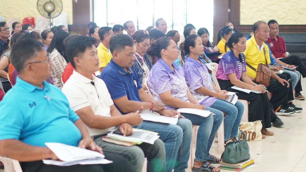 พช.ขอนแก่น : ลงพื้นที่สนับสนุนการประชุมเครือข่าย กข.คจ. อำเภอกระนวน เพื่อทบทวนผลการดำเนินการโครงการแก้ไขปัญหาความยากจน