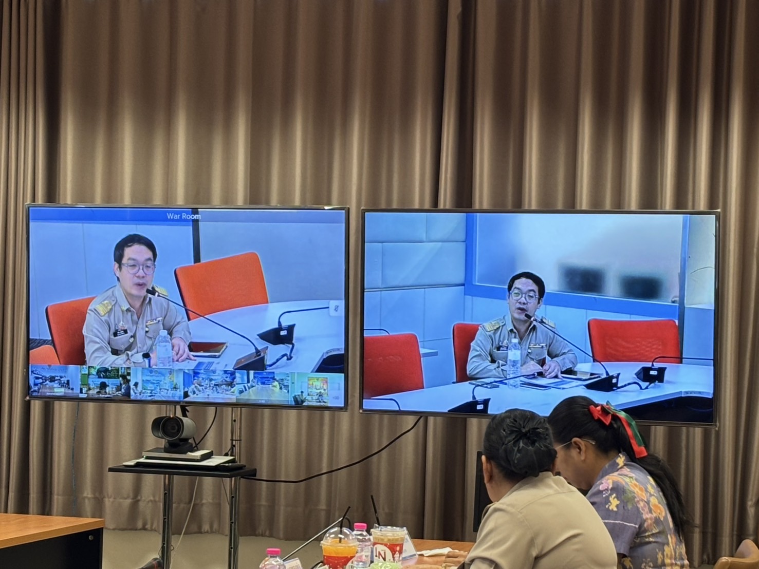 พช.ขอนแก่น : ร่วมประชุมการดำเนินงานโครงการส่งเสริมการพัฒนาชุมชนธรรมาภิบาลตามแผนบูรณาการต่อต้านการทุจริตและประพฤติมิชอบ ประจำปีงบประมาณ พ.ศ. 2568 ผ่านระบบวีดีทัศน์ทางไกล (Video Conference)