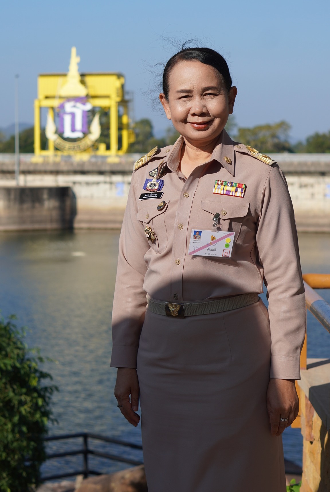 พช.ขอนแก่น : ร่วมรับเสด็จสมเด็จพระกนิษฐาธิราชเจ้า กรมสมเด็จพระเทพรัตนราชสุดาฯ สยามบรมราชกุมารี ที่ทรงเสด็จฯ มาปฏิบัติพระราชกรณียกิจ ในพื้นที่จังหวัดขอนแก่น วันที่ 18 ธันวาคม 2567 ณ เรือนพานคำ เขื่อนอุบลรัตน์ อำเภออุบลรัตน์ จังหวัดขอนแก่น