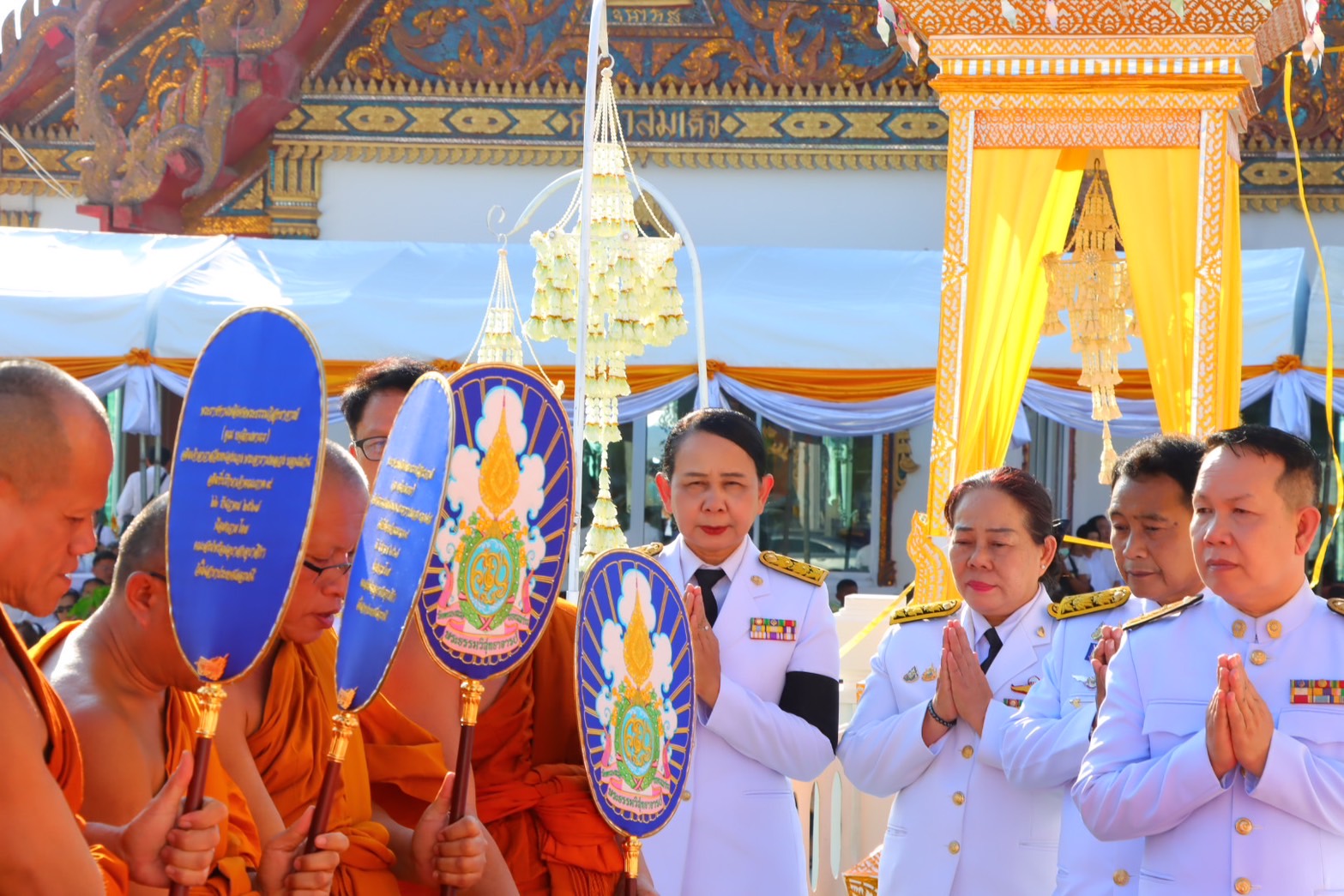 พช.ขอนแก่น : ร่วมพิธีพระราชทานเพลิงศพ พระธรรมวิสุทธาจารย์ (คูณ ขนฺติกมหาเถร)