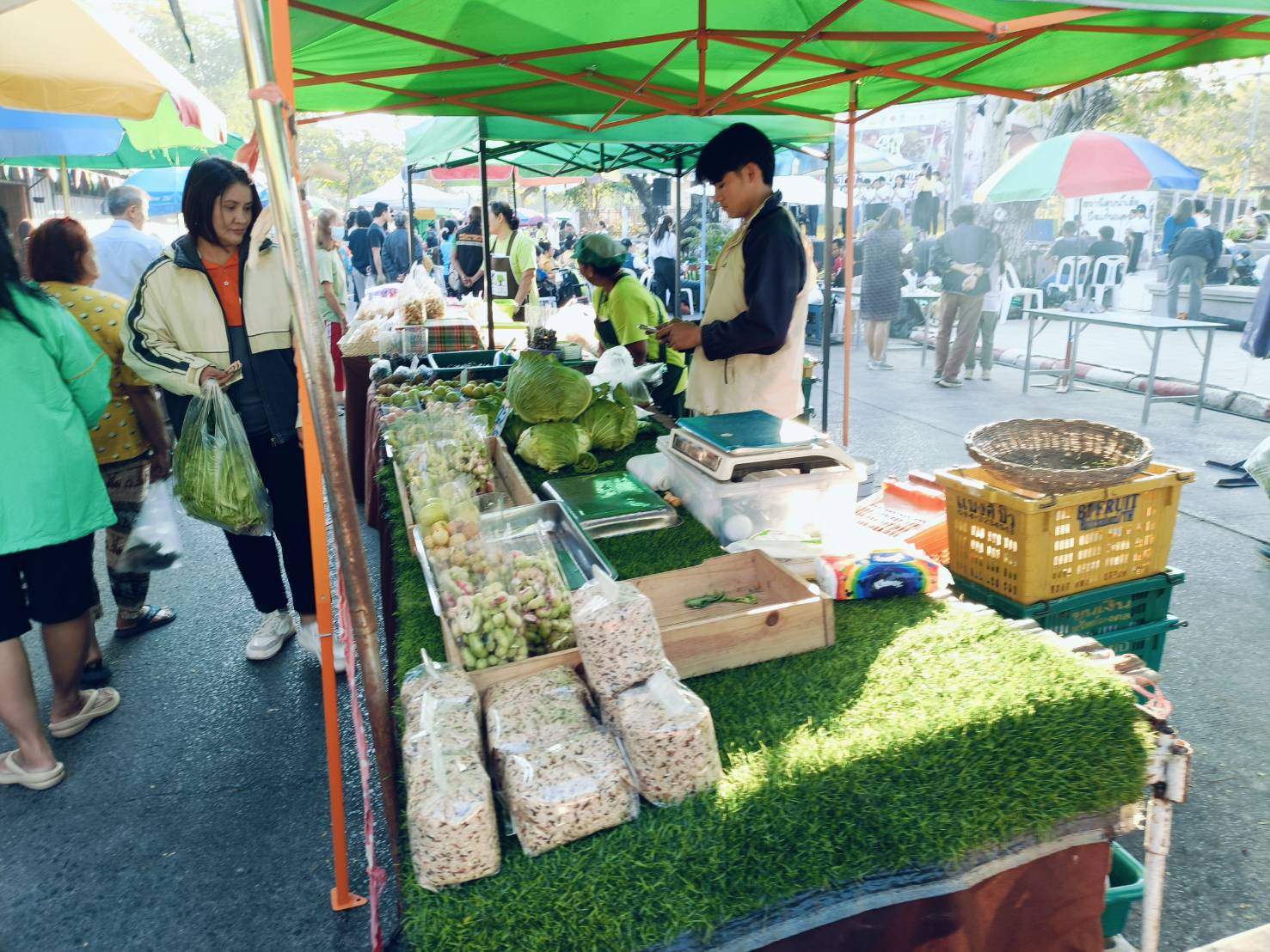 พช.ขอนแก่น : ร่วมงาน “ครบรอบ 10 ปี ตลาดสีเขียวขอนแก่น กับการก้าวสู่อนาคตของเมืองขอนแก่น”