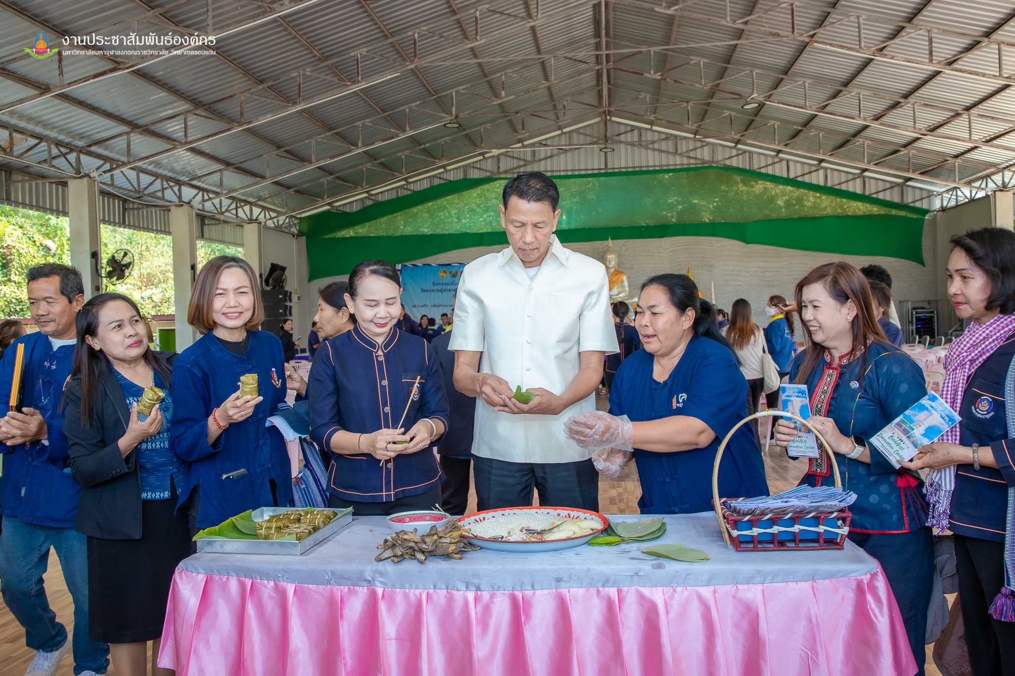 พช.ขอนแก่น : จัดกิจกรรมเนื่องในวาระครบรอบ 56 ปี โครงการพัฒนาผู้นำอาสาพัฒนาชุมชน ประจำปีงบประมาณ พ.ศ. 2568 ภายใต้แนวคิด “อช. รวมใจ ขจัดภัยแก้จน พัฒนาชุมชนอย่างพอเพียง” ณ ศูนย์เรียนรู้ โคก หนอง นา พุทธอารยเกษตร มหาวิทยาลัยมหาจุฬาลงกรณราชวิทยาลัย (มจร.) วิทยาเขตขอนแก่น ตำบลโคกสี อำเภอเมืองขอนแก่น จังหวัดขอนแก่น
