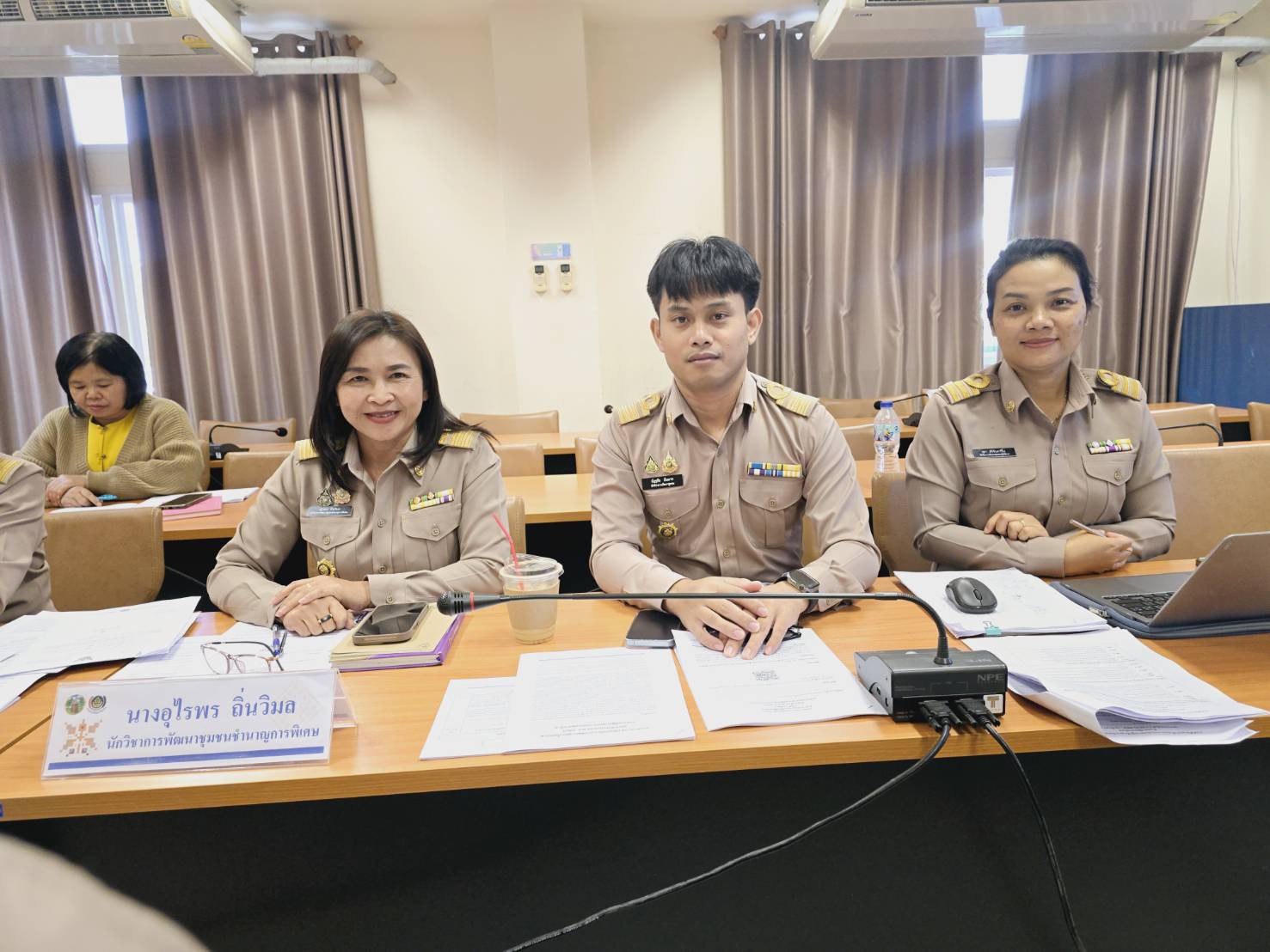 พช.ขอนแก่น : ประชุมประสานแผน สำนักงานพัฒนาชุมชนจังหวัดขอนแก่น ครั้งที่ 1/2568