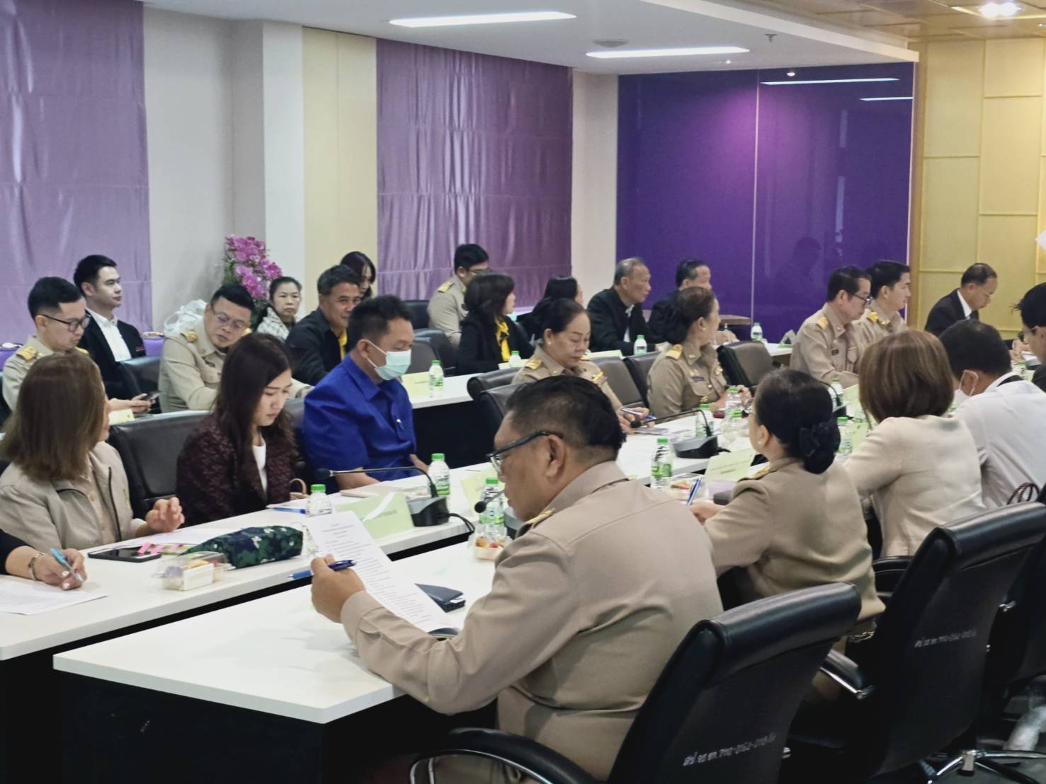 พช.ขอนแก่น : เข้าร่วมการประชุมเพื่อเตรียมการต้อนรับเจ้าครองนครหลวงเวียงจันทน์ และคณะ