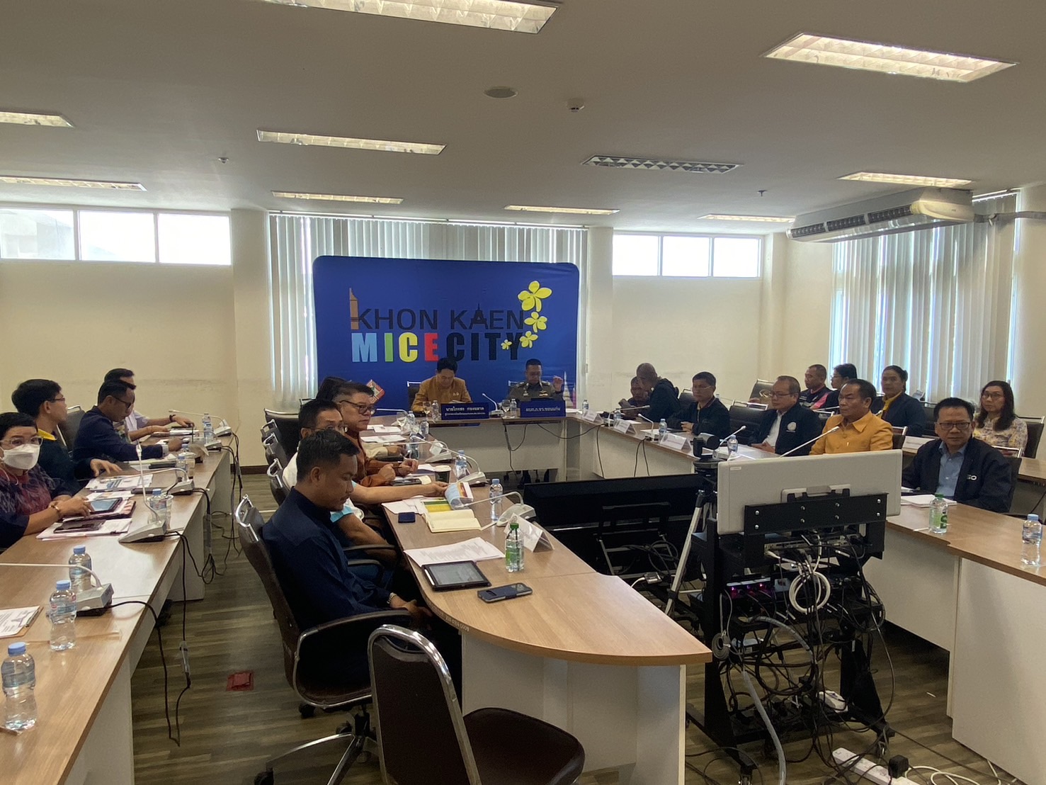 พช.ขอนแก่น : ร่วมประชุมศูนย์ปฏิบัติการติดตามเร่งรัดการบำบัดรักษา ฟื้นฟูสภาพทางสังคม ป้องกัน และปราบปรามยาเสพติด ครั้งที่ 2/2568 ผ่านระบบการประชุมทางไกล ( Cisco WebEx )
