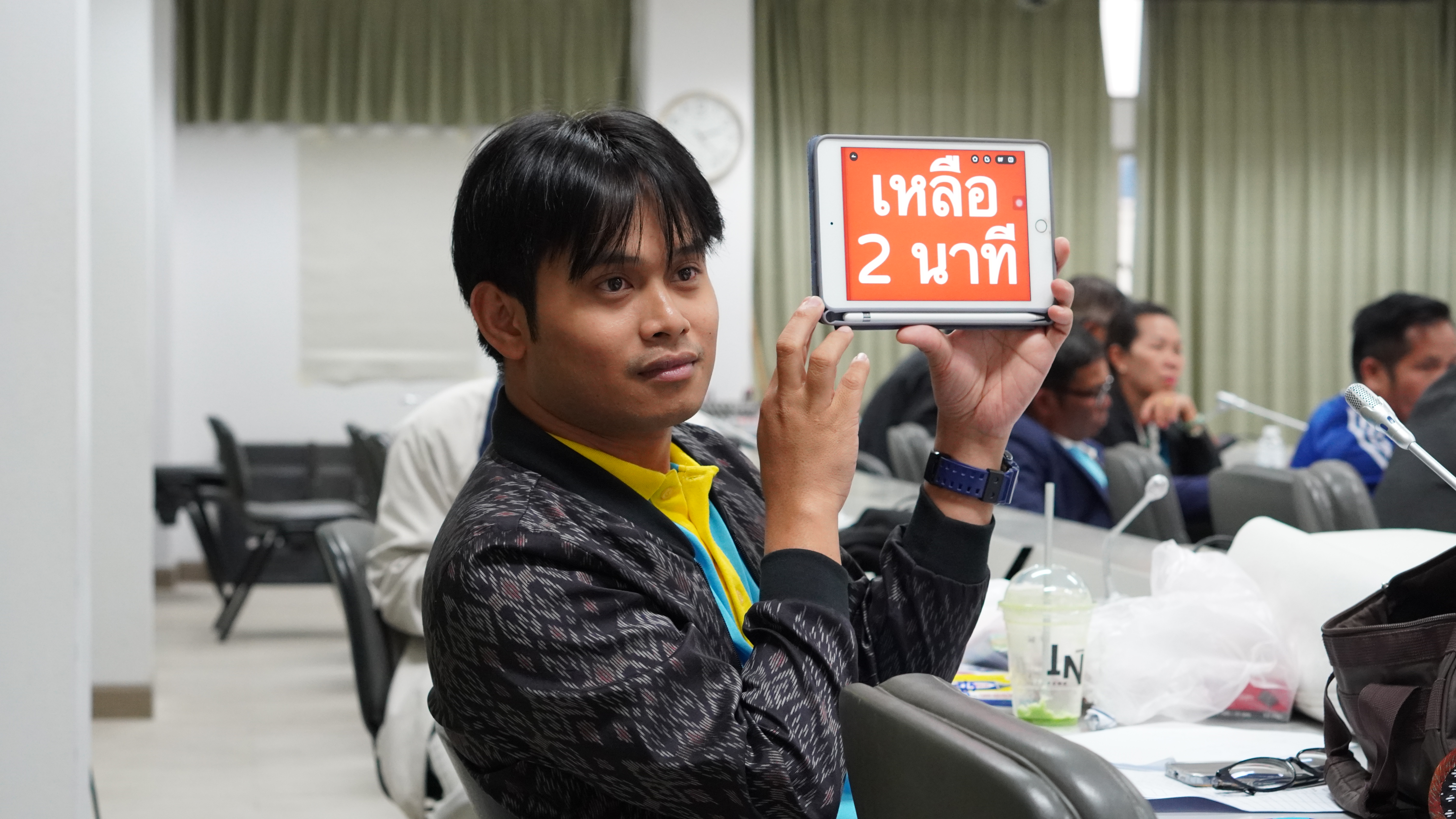 พช.ขอนแก่น : จัดโครงการป้องกันและแก้ไขปัญหายาเสพติด โดยกองทุนแม่ของแผ่นดิน กิจกรรมประชุมเชิงปฏิบัติการคณะกรรมการเครือข่ายกองทุนแม่ของแผ่นดินหนุนเสริมความเข้มแข็งหมู่บ้าน/ชุมชน สู่การเป็นพื้นที่ปลอดภัยจากยาเสพติด (วันที่2)