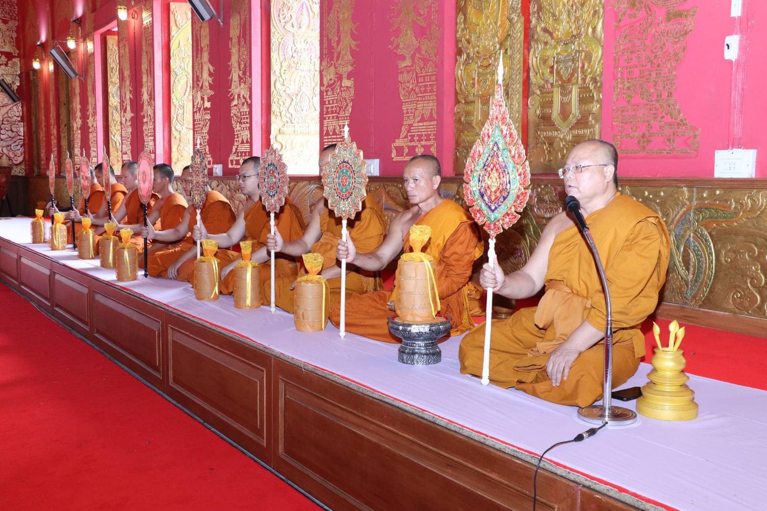 พช.ขอนแก่น : ร่วมกิจกรรมและปฏิบัติพิธีถวายภัตตาหารพระราชทานของพระบาทสมเด็จพระเจ้าอยู่หัวแด่พระภิกษุ สามเณร ในการสอบบาลีสนามหลวง ปี พ.ศ. 2568