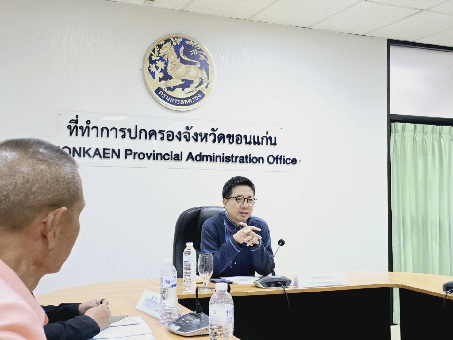 พช.ขอนแก่น : ร่วมประชุมคณะกรรมการประเมินผลโครงการคัดเลือกหมู่บ้านเข้มแข็งตามแนวทางแผ่นดินธรรม แผ่นดินทอง (หมู่บ้าน อยู่เย็น ) ประจำปี งบประมาณ 2568