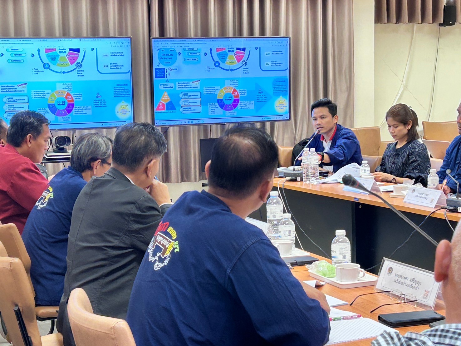 พช.ขอนแก่น : จัดประชุมเชิงปฏิบัติการสนับสนุนการขับเคลื่อนเครือข่ายศูนย์เรียนรู้การพัฒนาคุณภาพชีวิตตามหลักทฤษฎีใหม่ ประยุกต์สู่ “โคก หนอง นา” ระดับจังหวัด