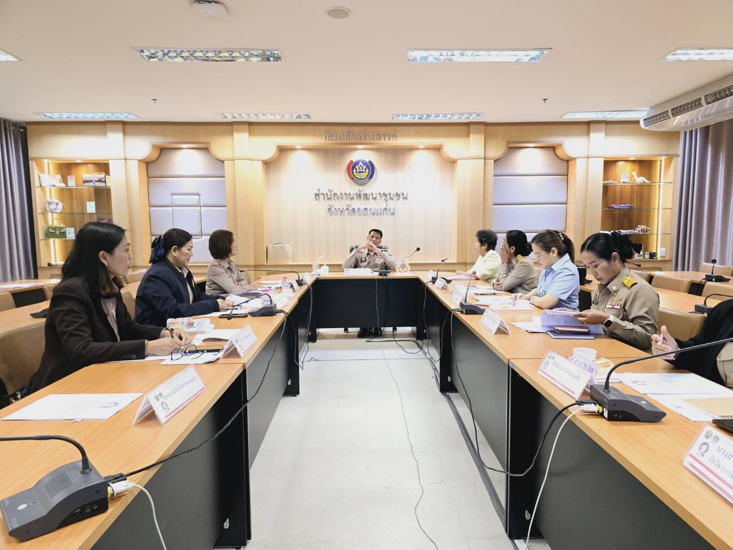 พช.ขอนแก่น : ประชุมคณะกรรมการบริหารกองทุนพัฒนาเด็กชนบท ในพระราชูปถัมภ์ สมเด็จพระเทพรัตนราชสุดาฯ สยามบรมราชกุมารี จังหวัดขอนแก่น ครั้งที่ 1/2568