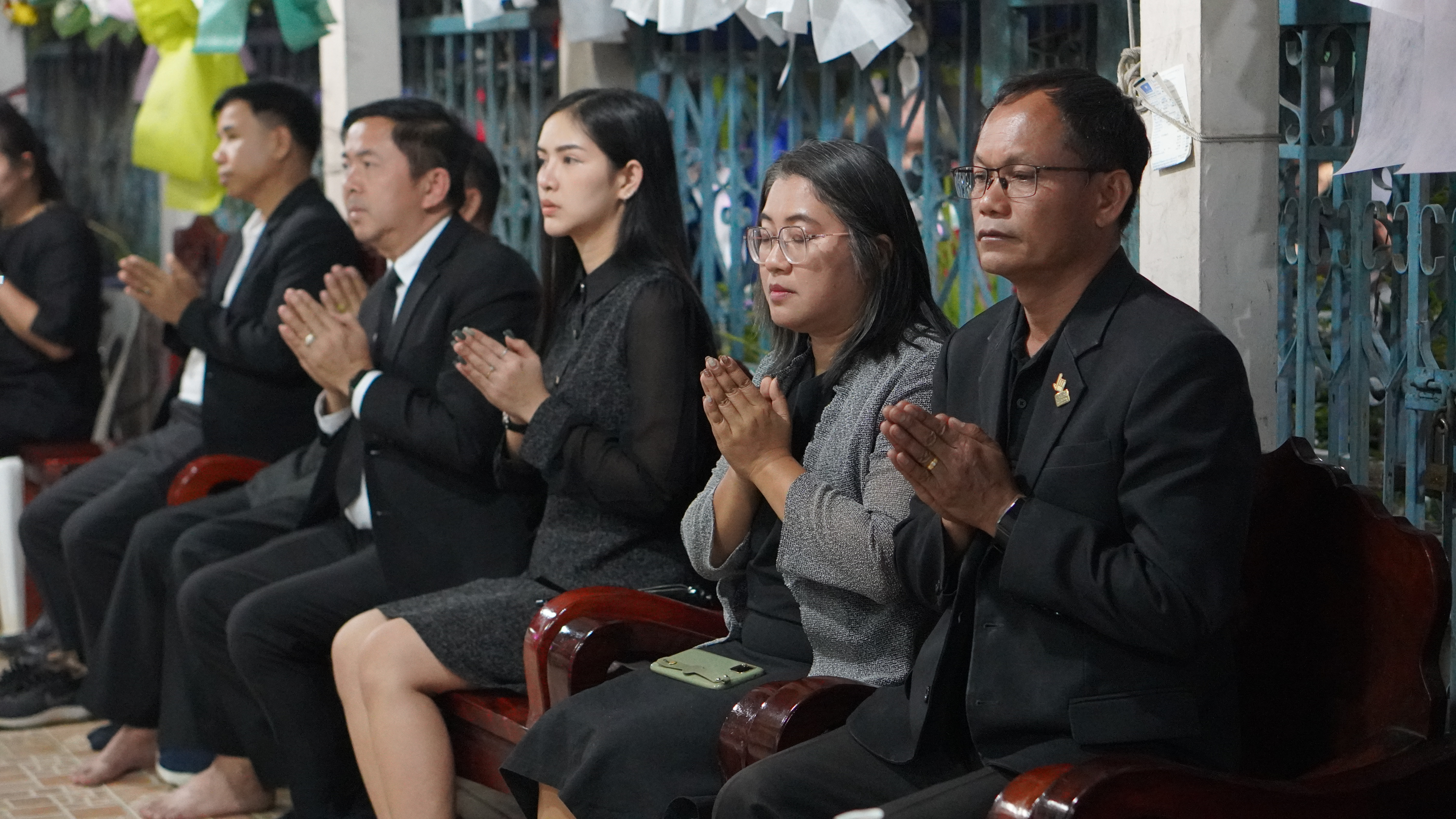 พช.ขอนแก่น : งานฟังสวดพระอภิธรรม คุณพ่อสมบท มีด้วง บิดาของนางจิรภา เชื้อดวงผุยพัฒนาการจังหวัดขอนแก่น สพจ.ขอนแก่น (คืนที่3)