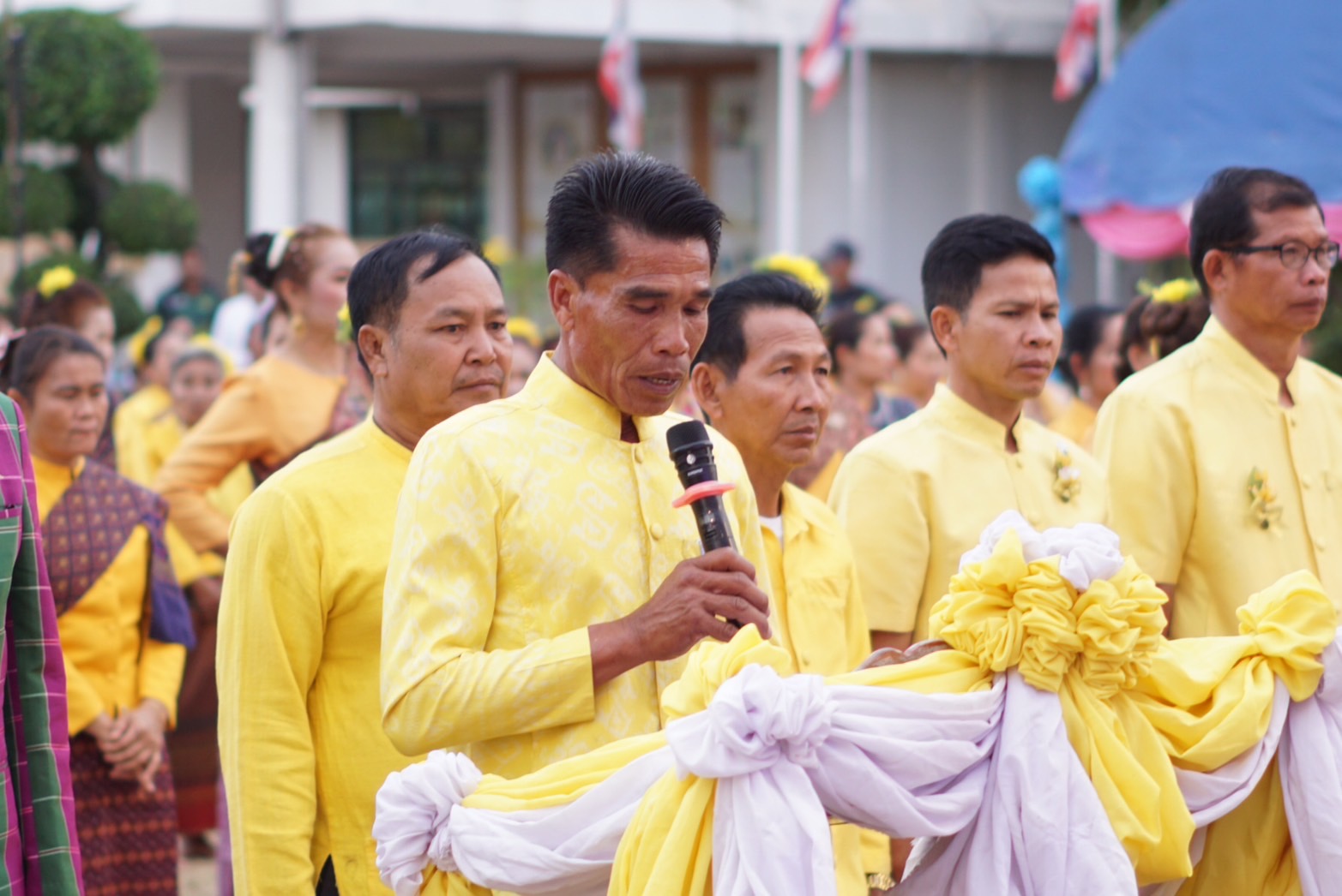 พช.ขอนแก่น : ร่วมพิธีเปิดงานประเพณี “บุญกุ้มข้าวใหญ่ งานกาชาด และการสนับสนุน ศูนย์พักคอยผู้ป่วยยาเสพติด (CI) อำเภอพล” ประจำปี 2568