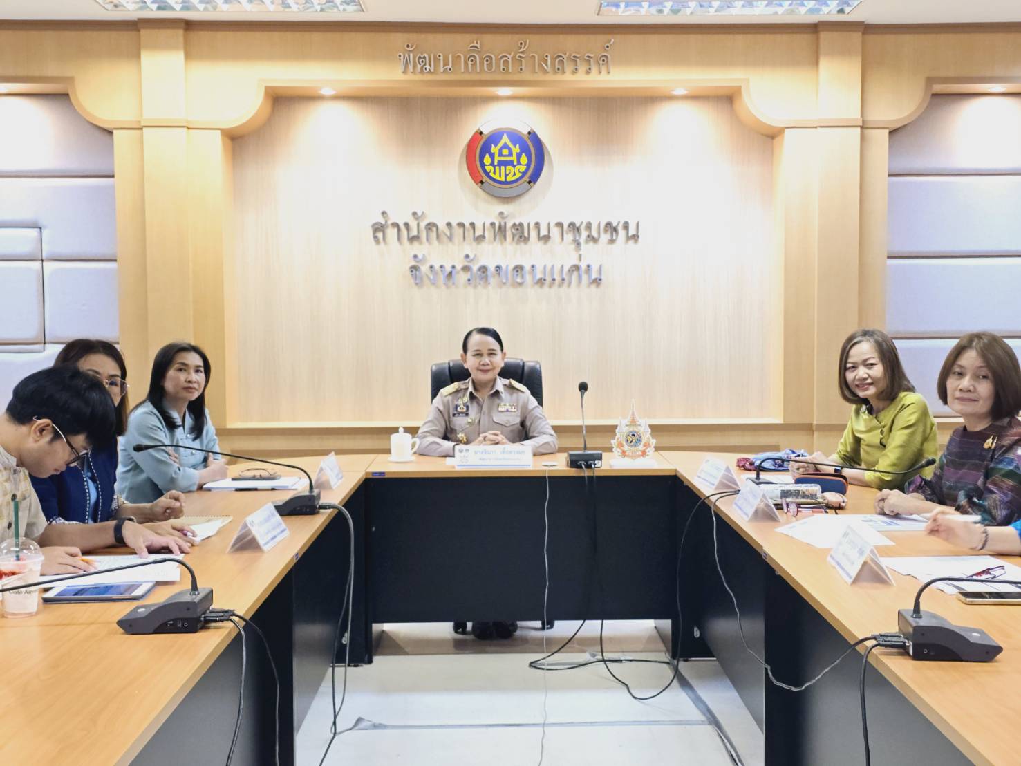พช.ขอนแก่น : ร่วมประชุมกรมการพัฒนาชุมชน ครั้งที่ 2/2568 ผ่านระบบวีดีทัศน์ทางไกล (Video Conference)